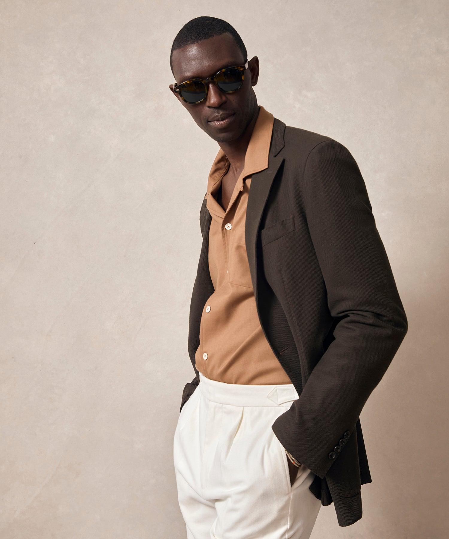 Italian Knit Sport Coat in Espresso Bean Product Image