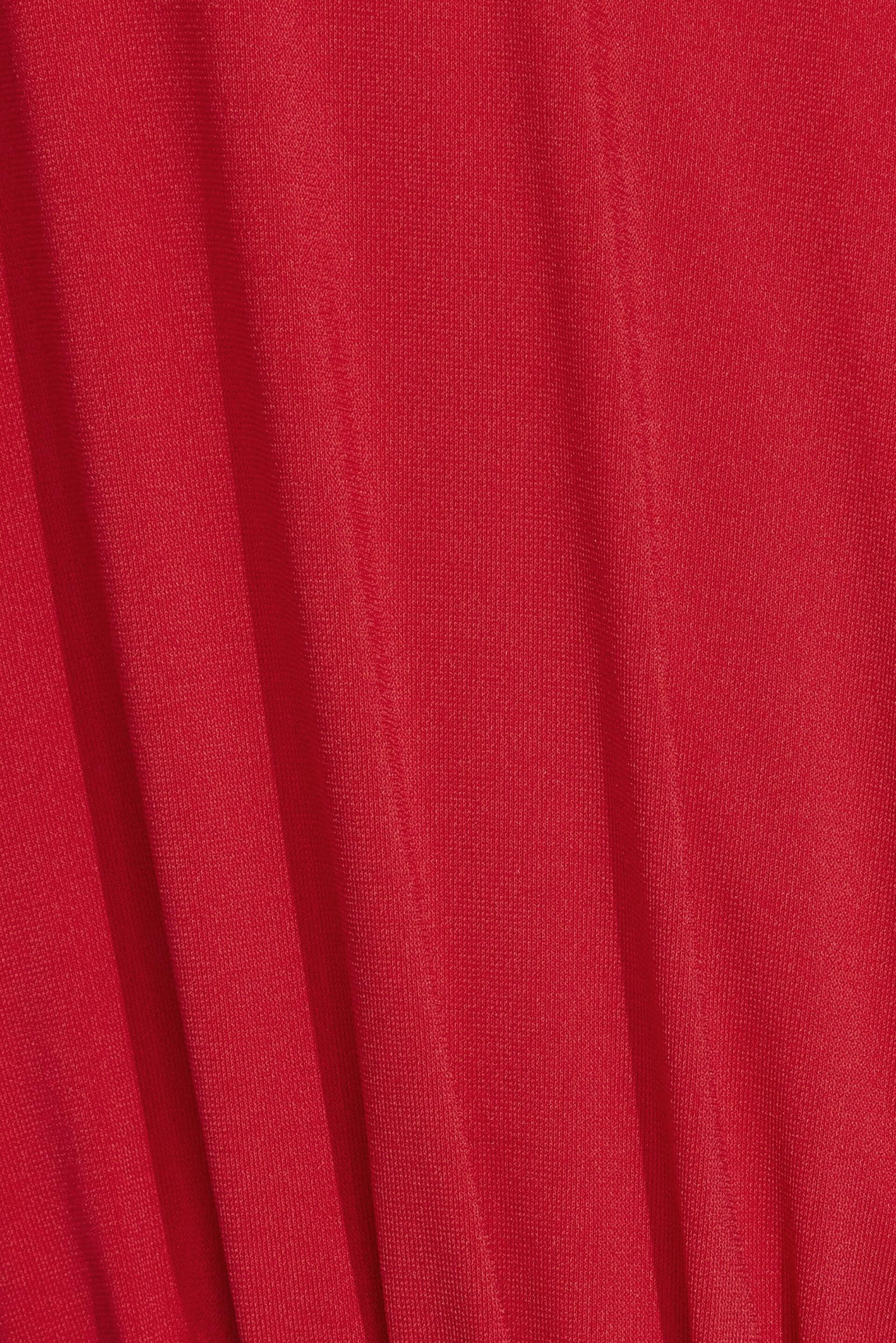 Deep Plunge Pleated Bodysuit Product Image