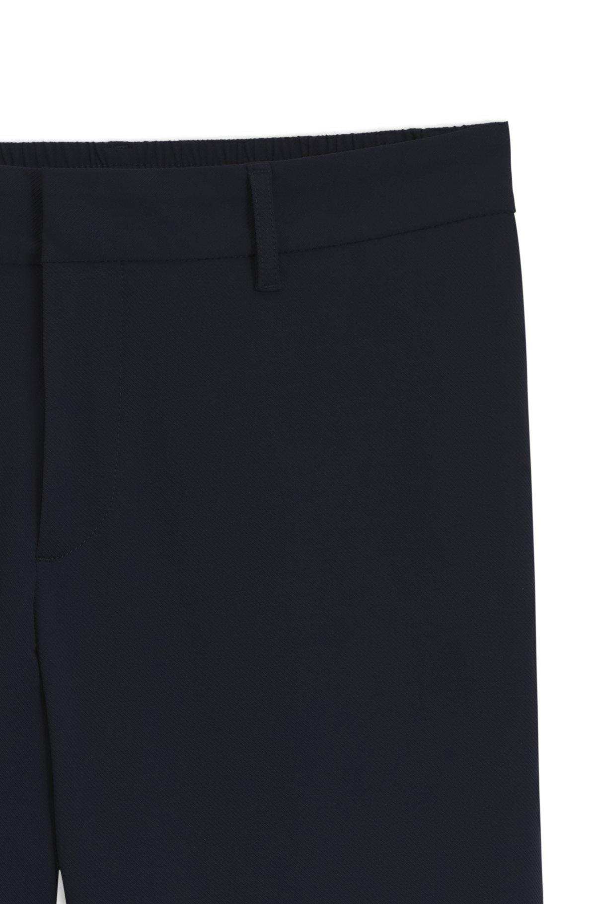 BOSS - Packable slim-fit trousers in performance-stretch fabric - Dark Blue Product Image