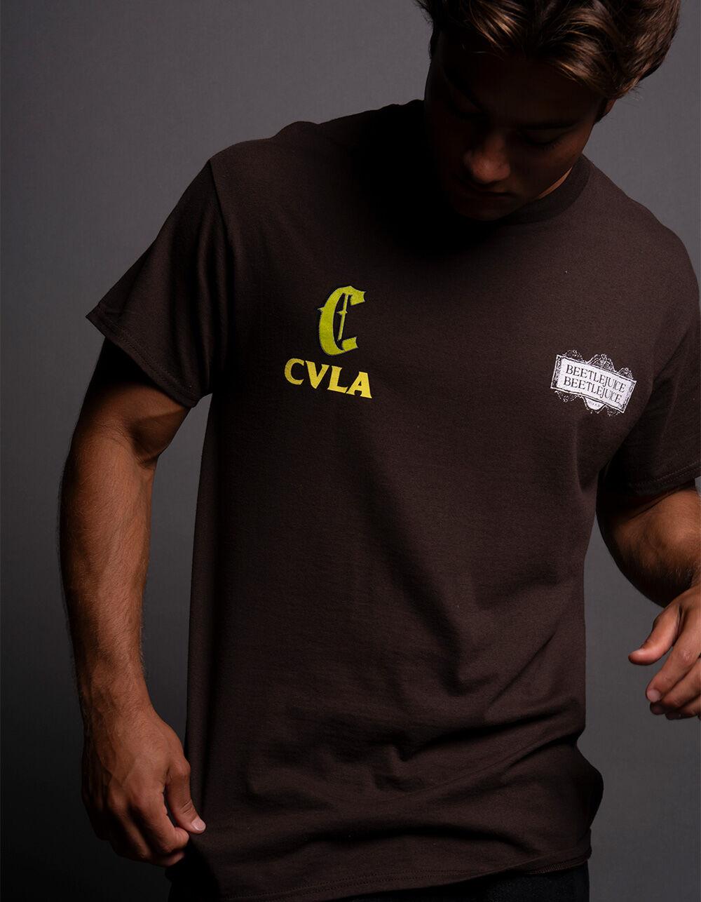 CVLA x Beetlejuice Astrid Mens Tee - BROWN Product Image