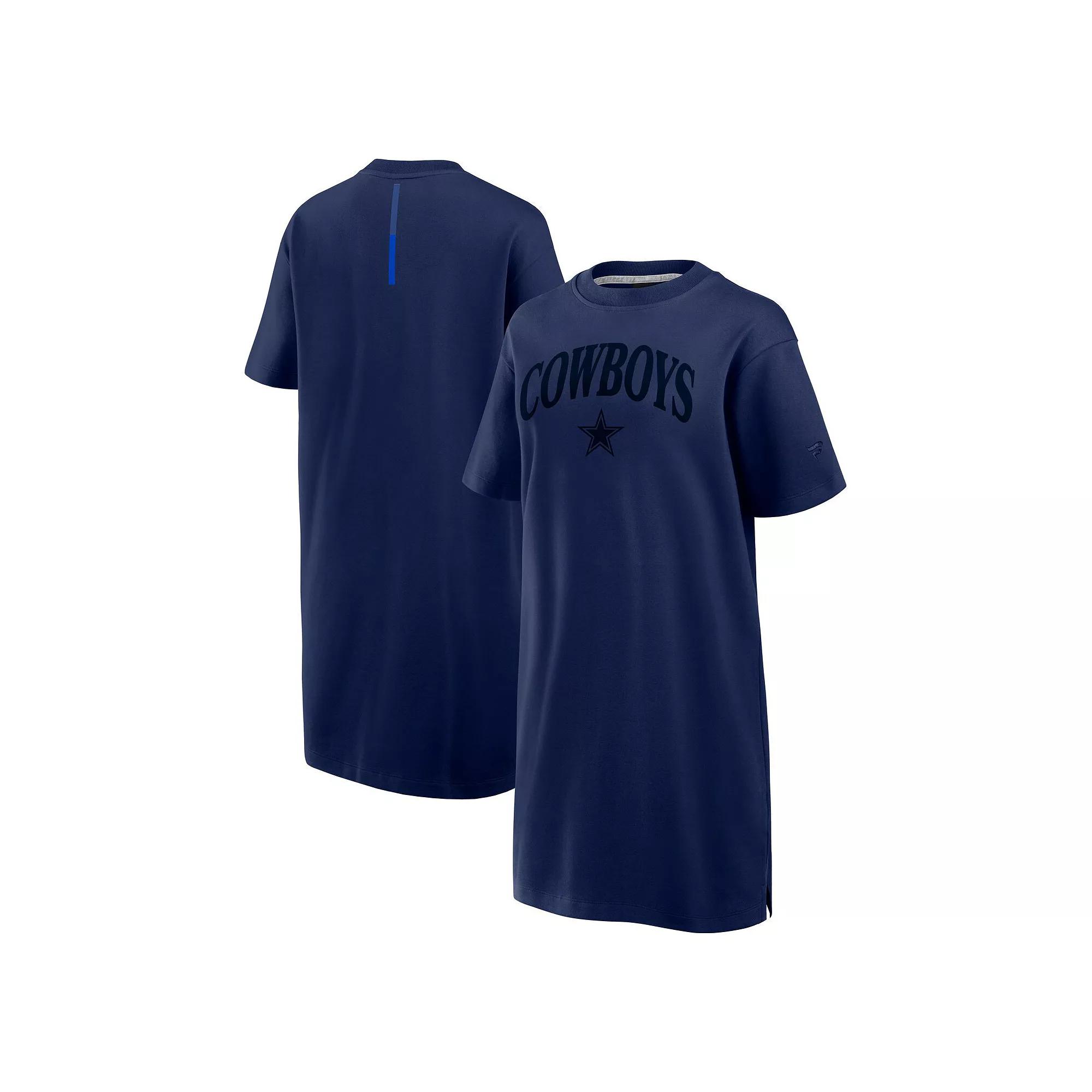 Women's Fanatics Navy Dallas Cowboys Elements Go Tri-Blend Dress,  Product Image