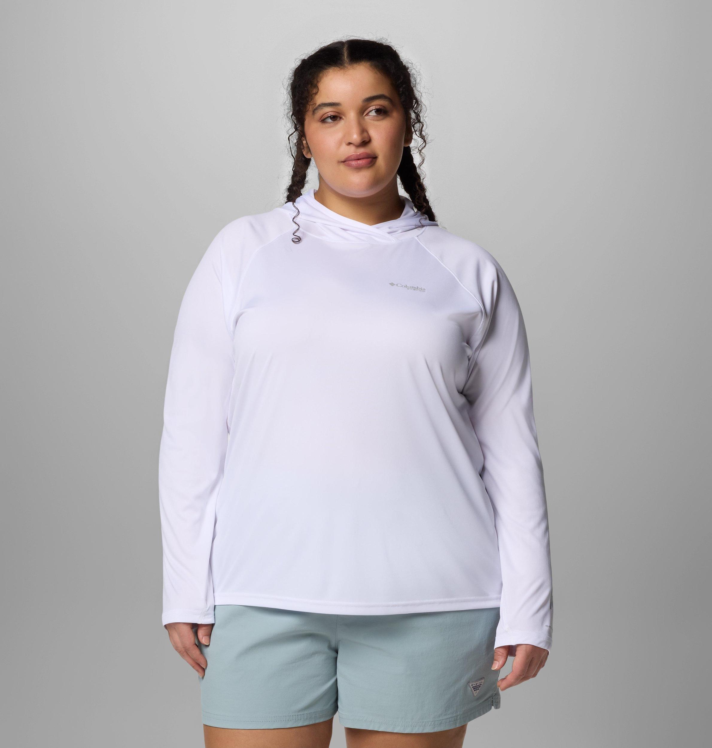 Columbia Womens PFG Tidal Tee II Hoodie - Plus Size- Product Image