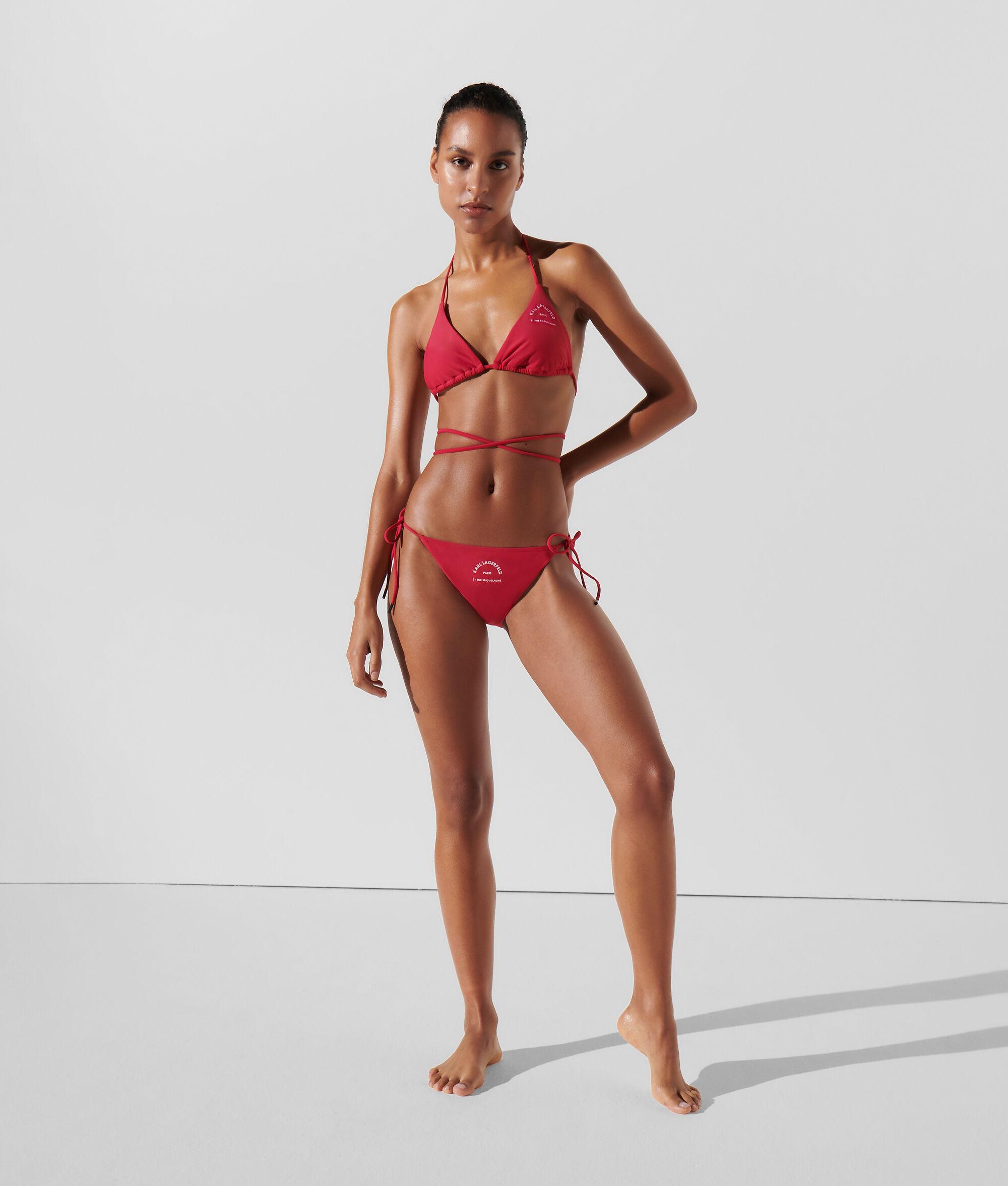 RUE ST-GUILLAUME WRAP-AROUND TRIANGLE BIKINI TOP Product Image
