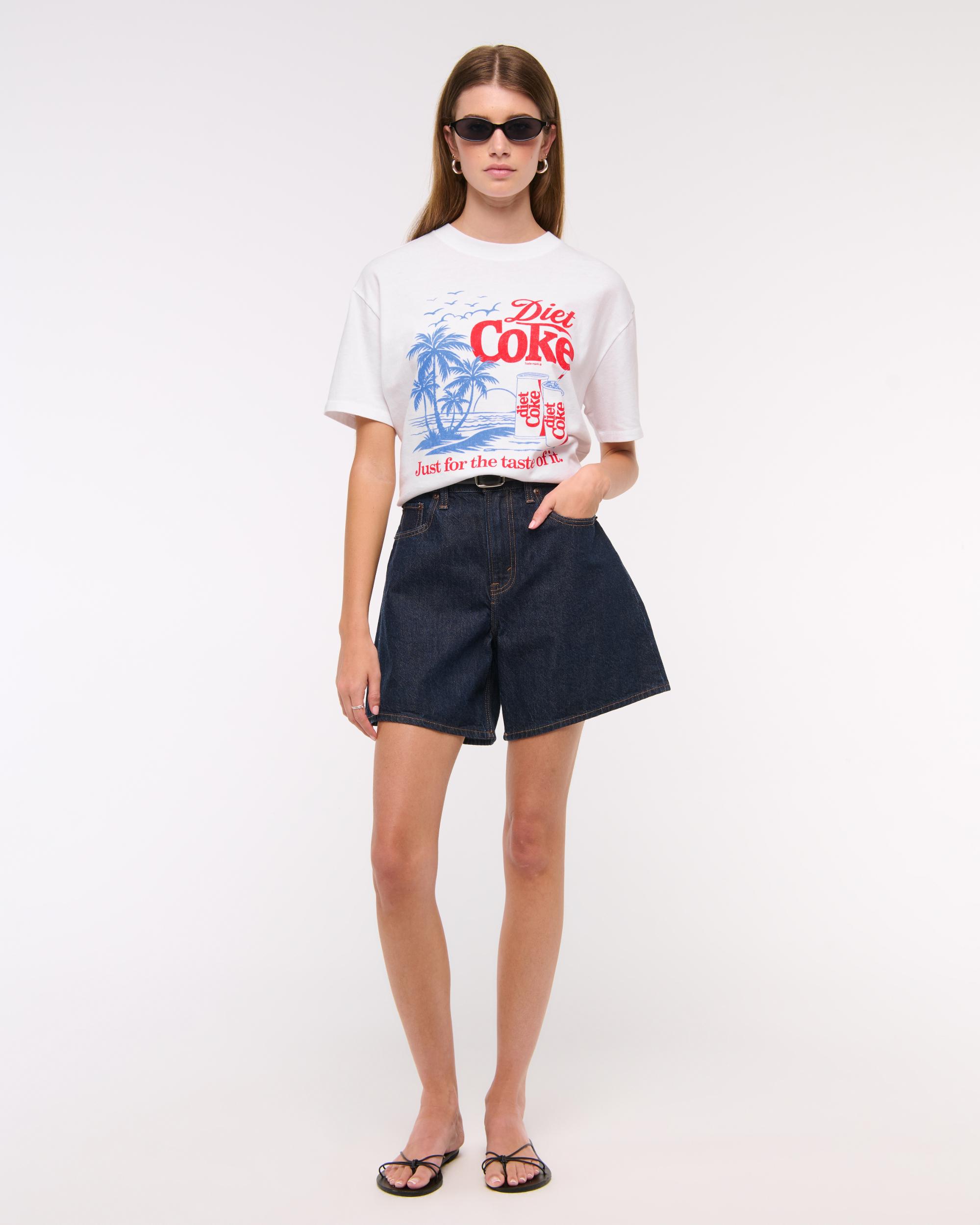 Oversized Diet Coke Graphic Tee Product Image