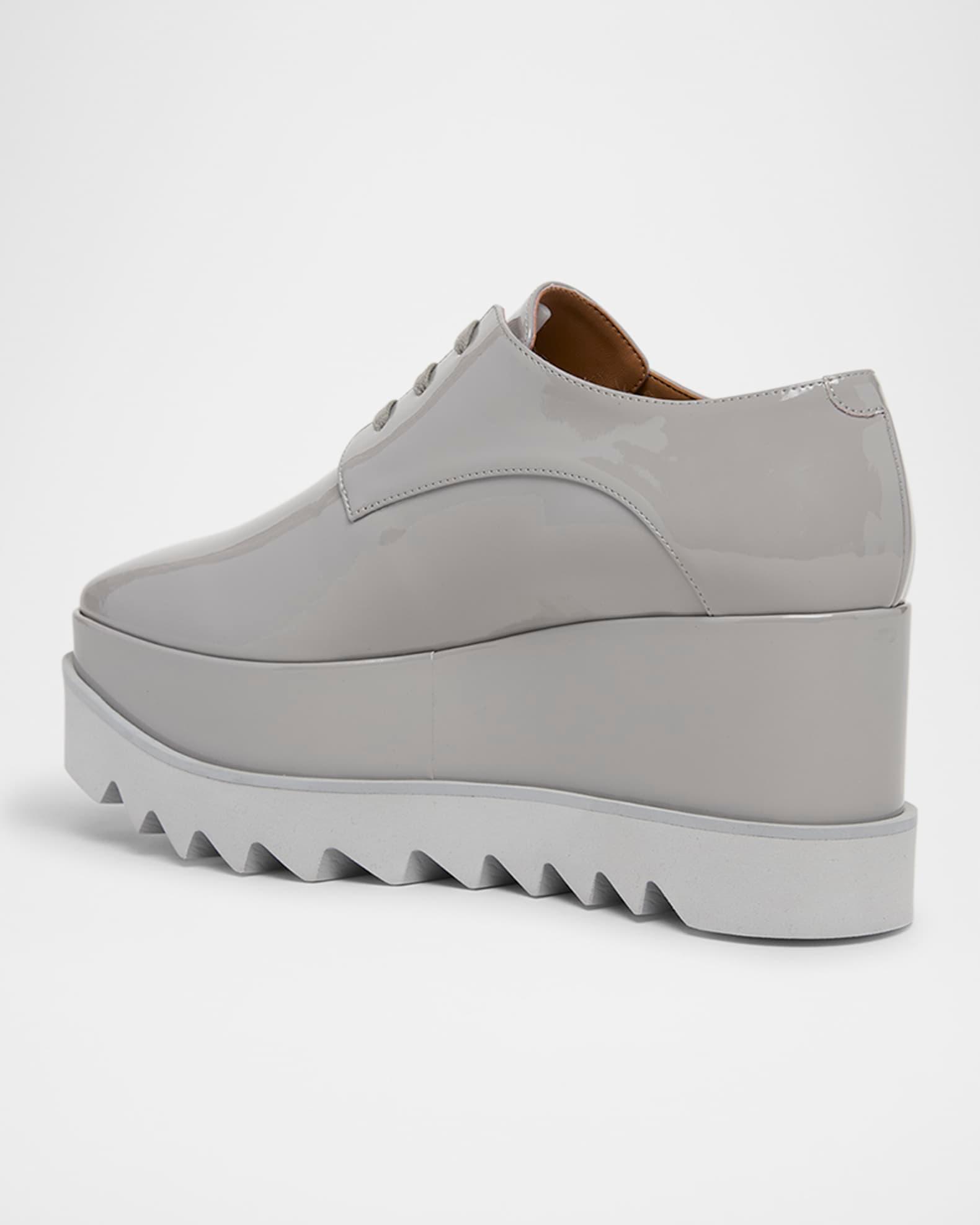 Sneak-Elyse Toothed-Sole Platform Sneakers Product Image