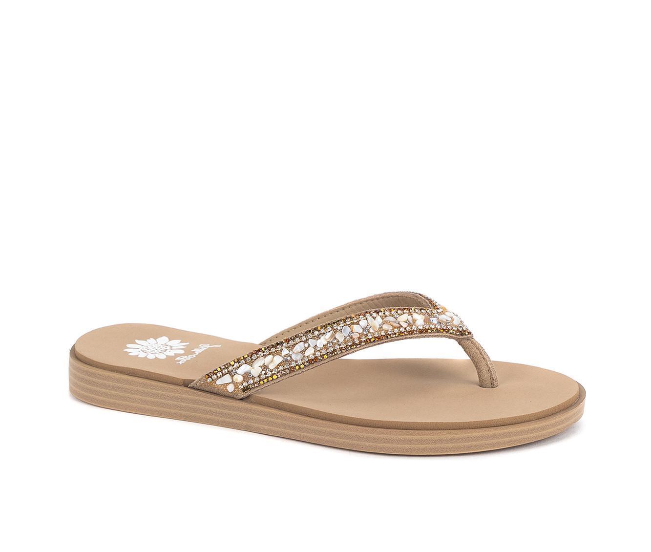 Women's Yellow Box Diyah Flip-Flops Product Image