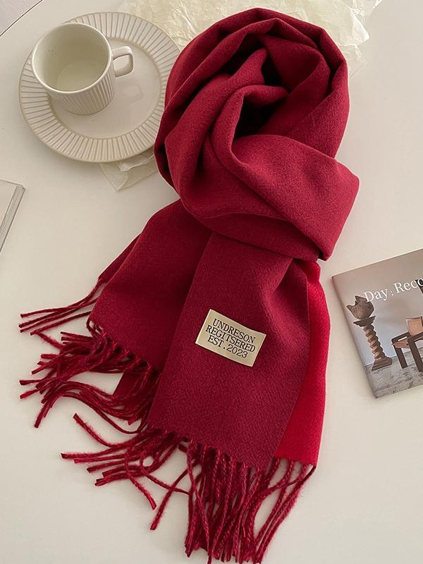 Keep Warm Tasseled Shawl&Scarf Product Image