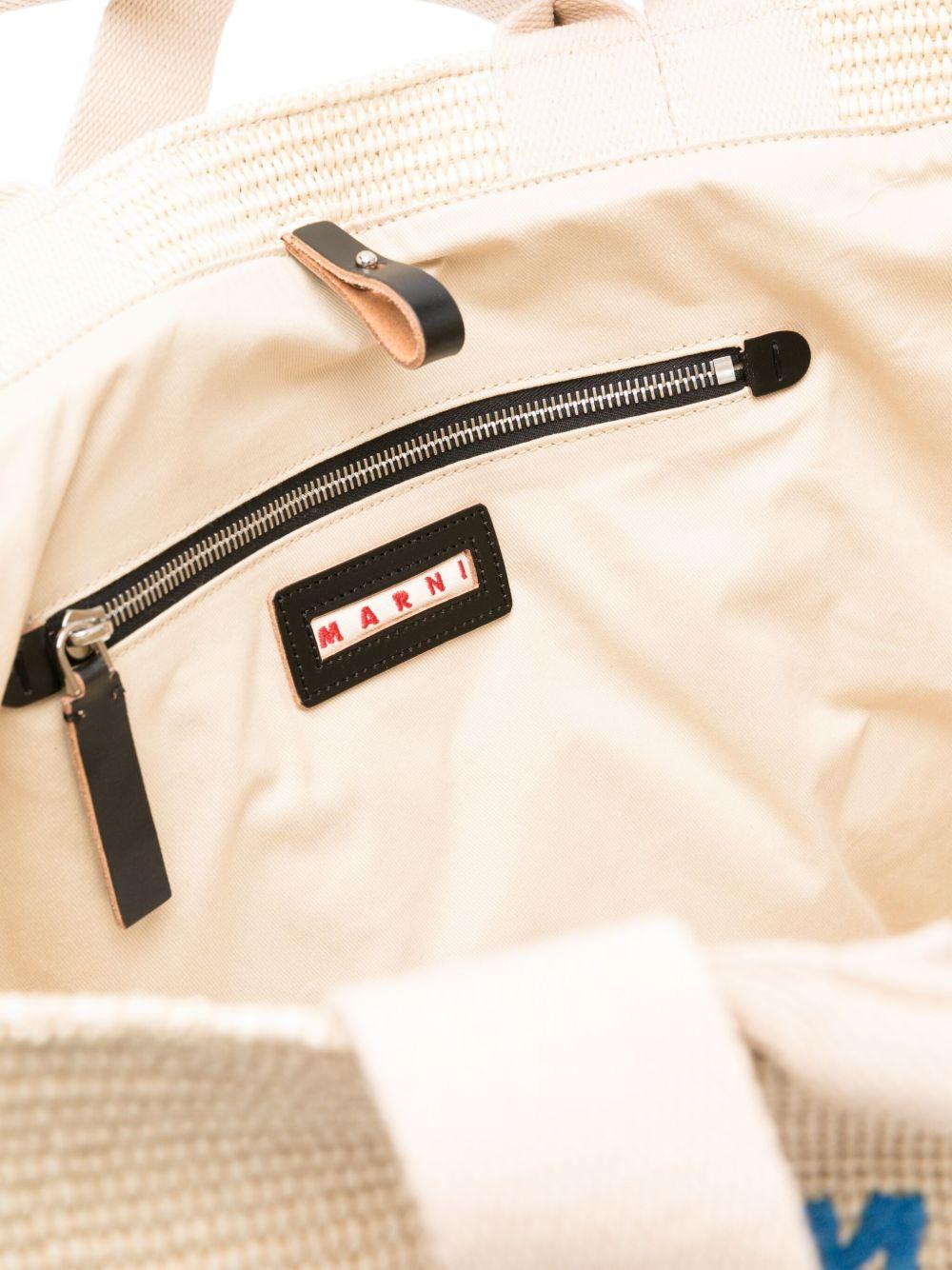 logo-embroidered tote bag Product Image