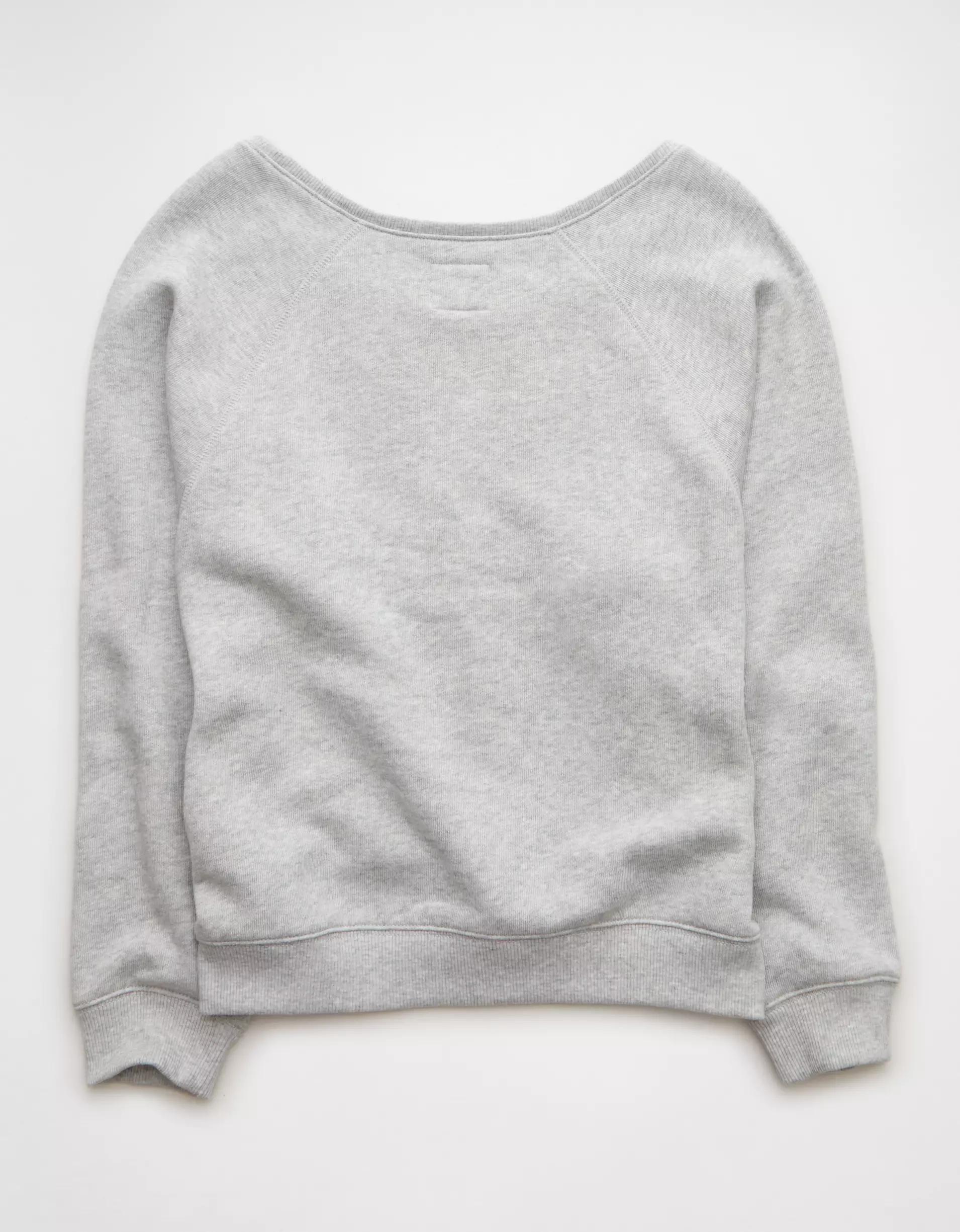 AE Colorado Buffaloes Graphic Off The Shoulder Sweatshirt Product Image