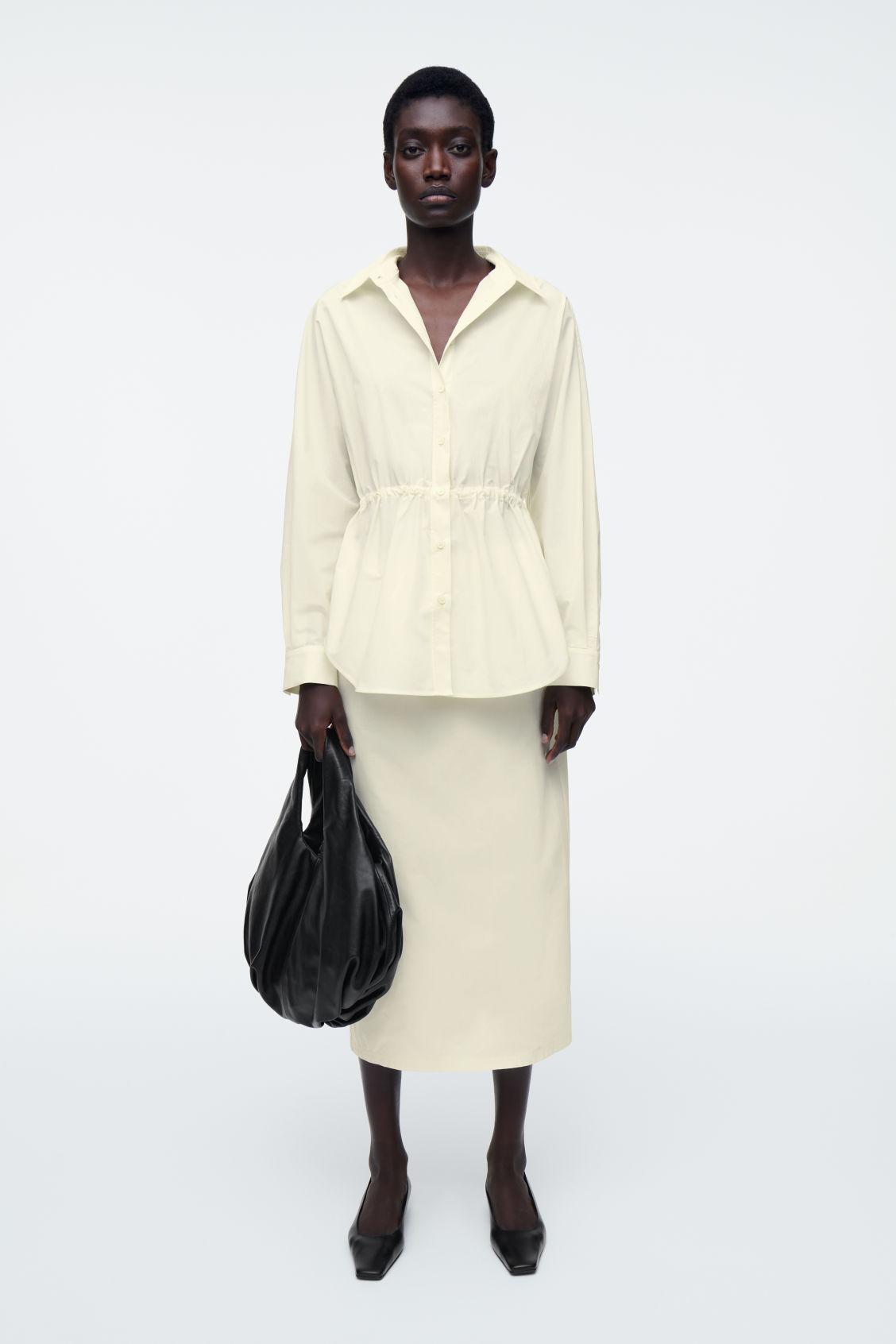 DRAWSTRING-WAIST SHIRT Product Image