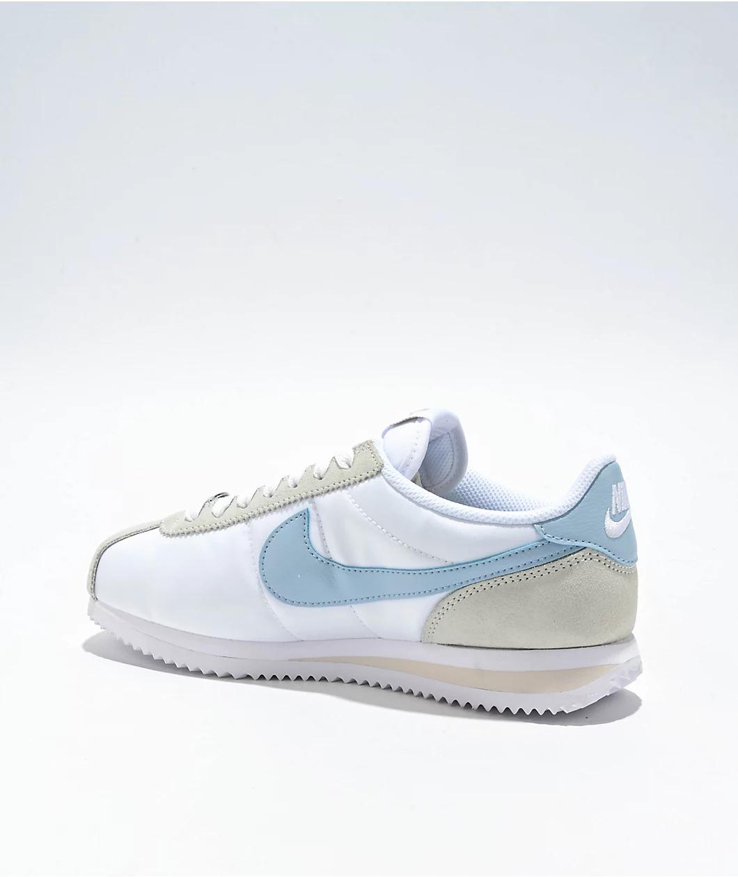 Nike Cortez Textile Light Armory Blue & Summit White Shoes Product Image