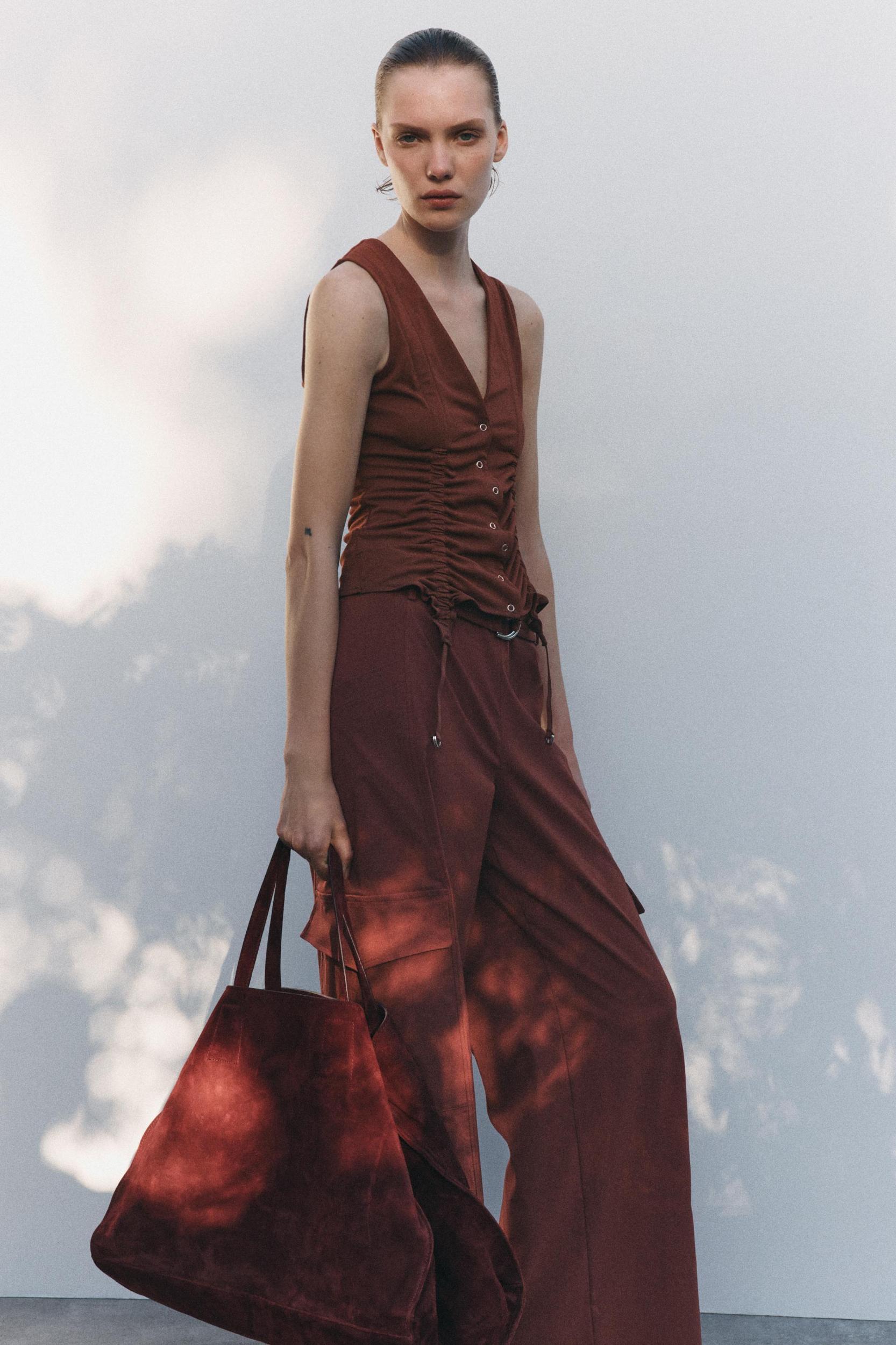 RIBBON CORSET TOP Product Image