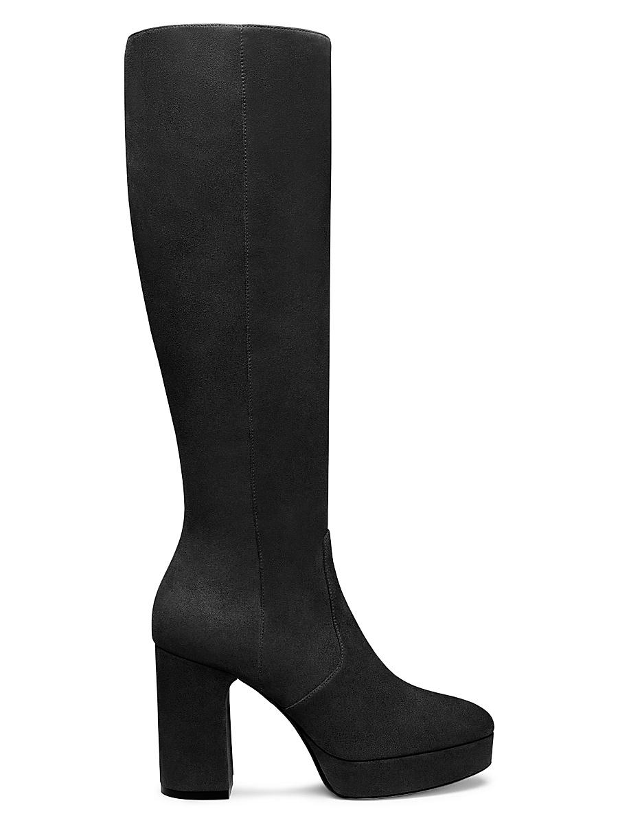 Womens Dayna 100MM Suede Platform Boots Product Image