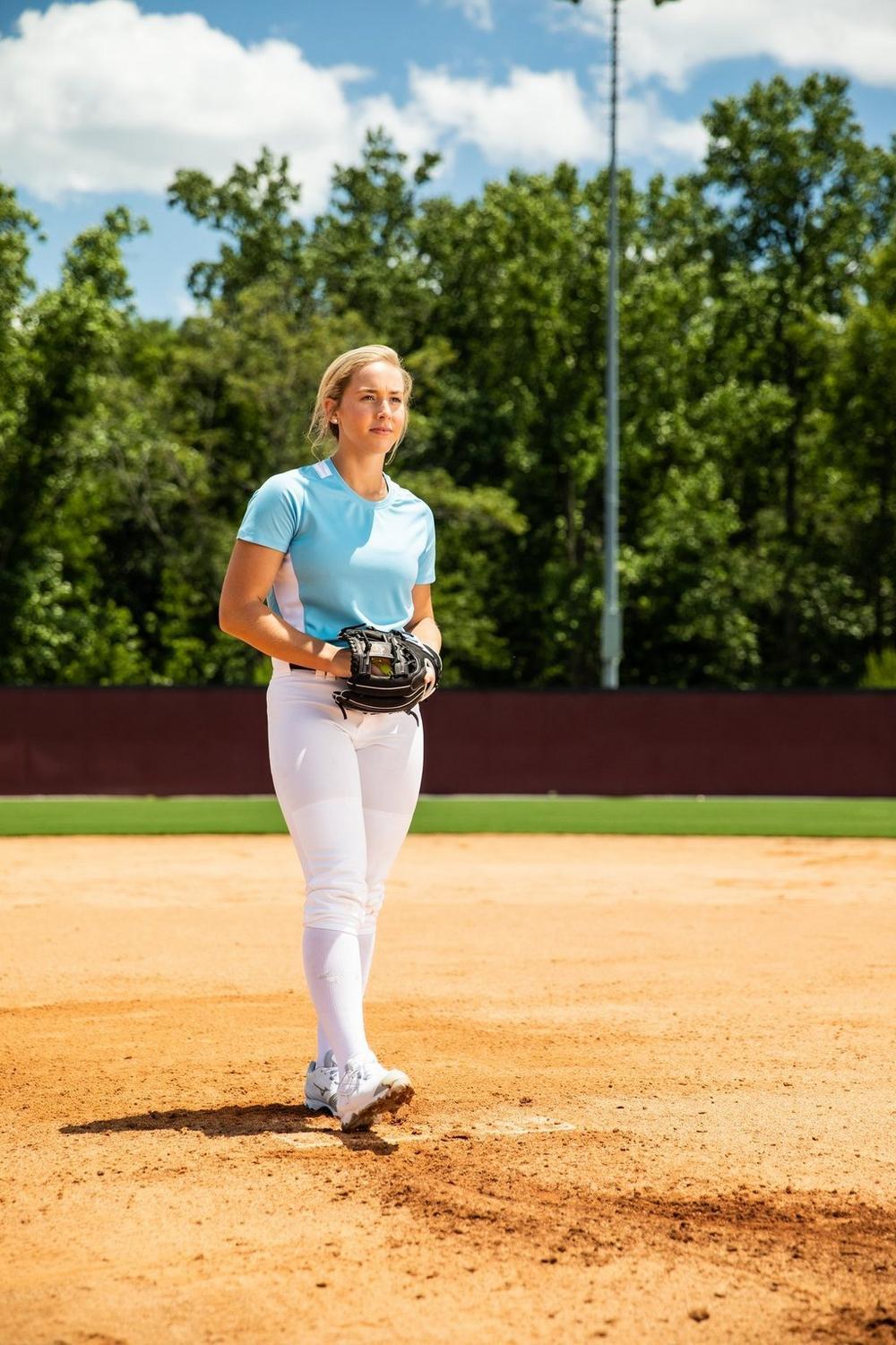 Women's Belted Stretch Softball Pant Product Image