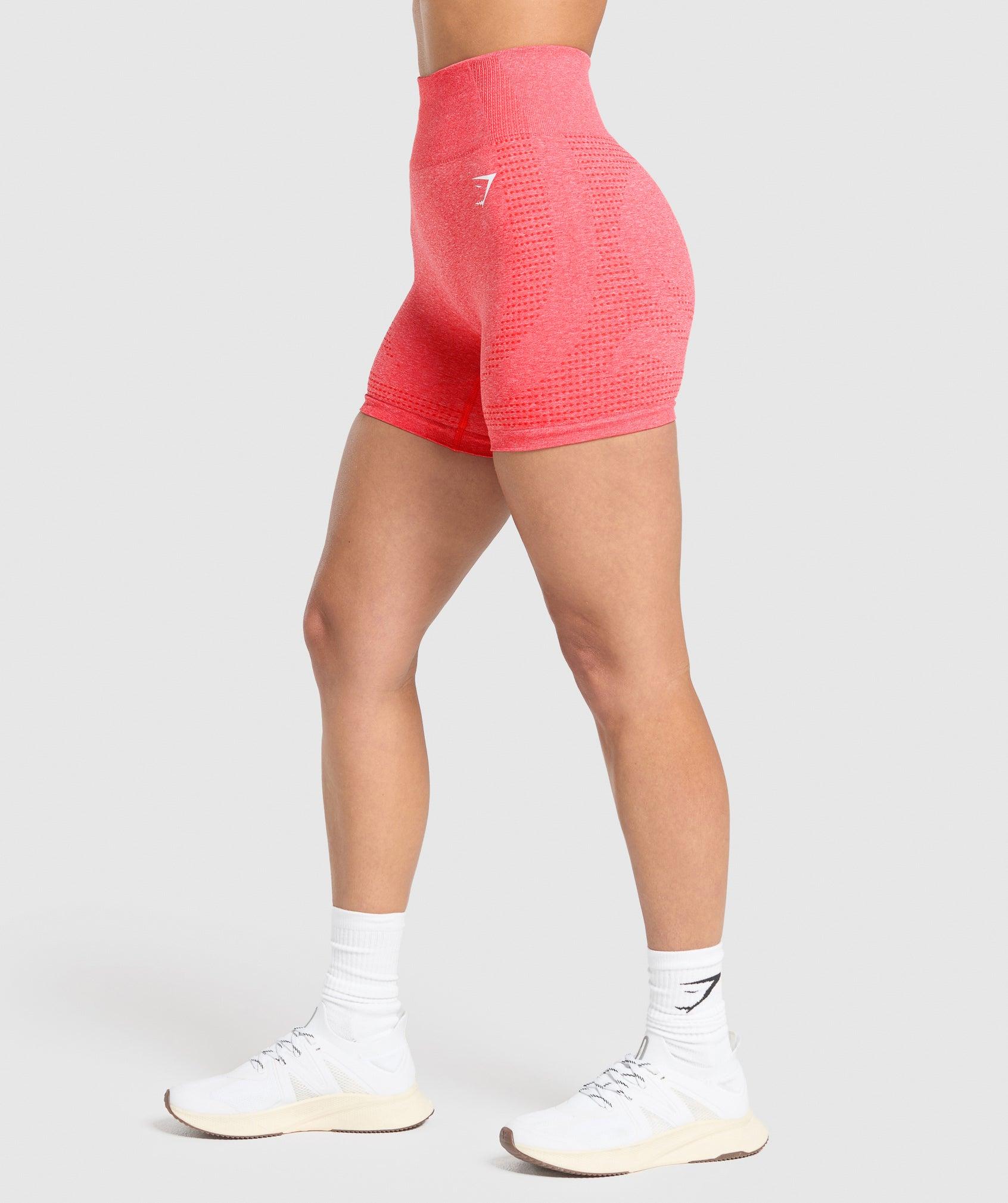 Gymshark Vital Shorts - Coral Red Marl Female Product Image