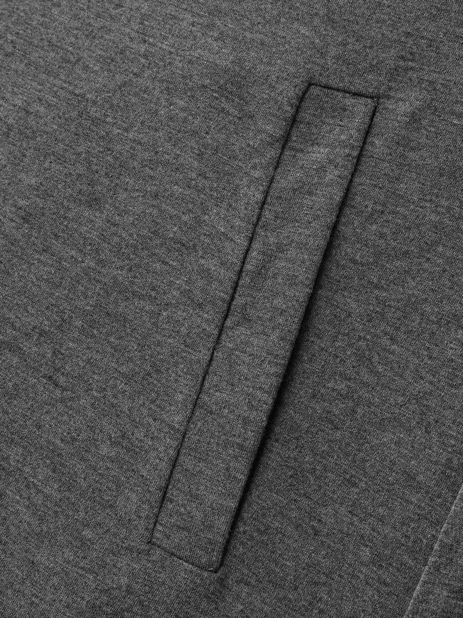 Color Block Textured Zipper Hoodie Female Product Image