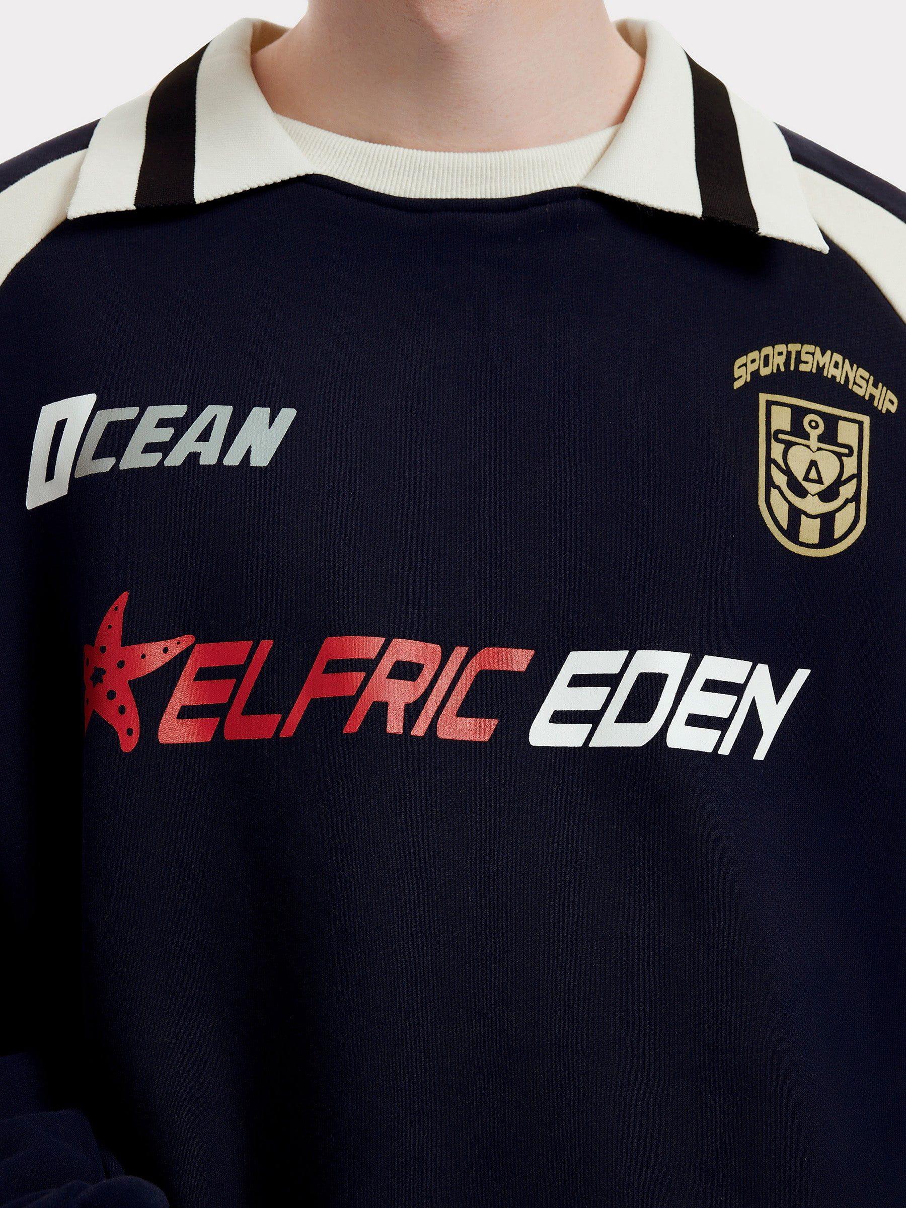 Aelfric Eden Striped Retro Sport Sweatshirt Product Image