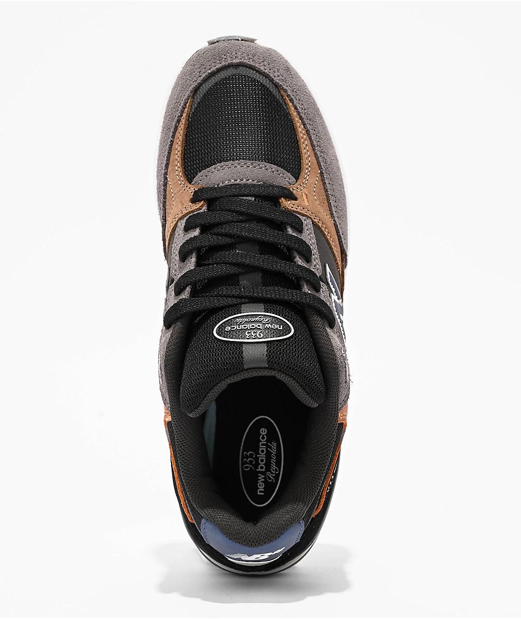 New Balance Numeric 933 Reynolds Tan & Grey Skate Shoes Product Image