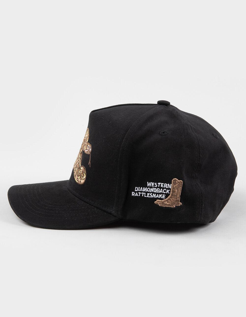 SENDERO PROVISIONS CO. Rattlesnake Snapback Hat - BLACK Product Image