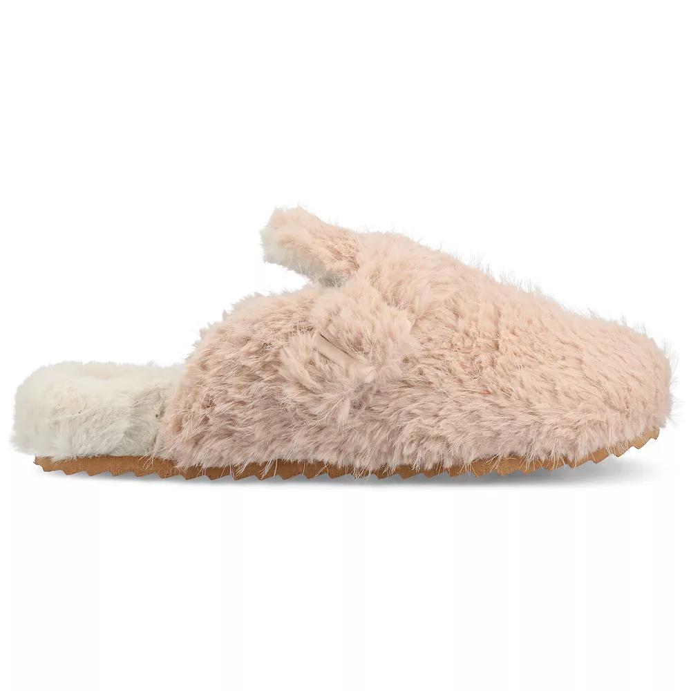 Journee Ardenn Women's Slip-On Scuff Slippers,  Product Image