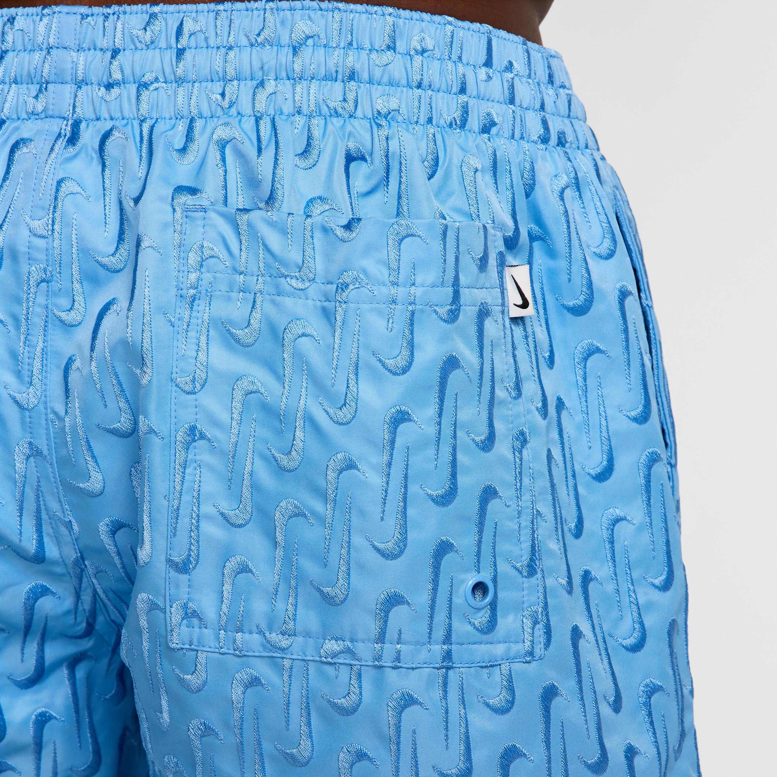 Nike Mens Swim Breaker Swoosh logo Link 5 Fully Lined Volley Shorts | NESSF505-438 Product Image