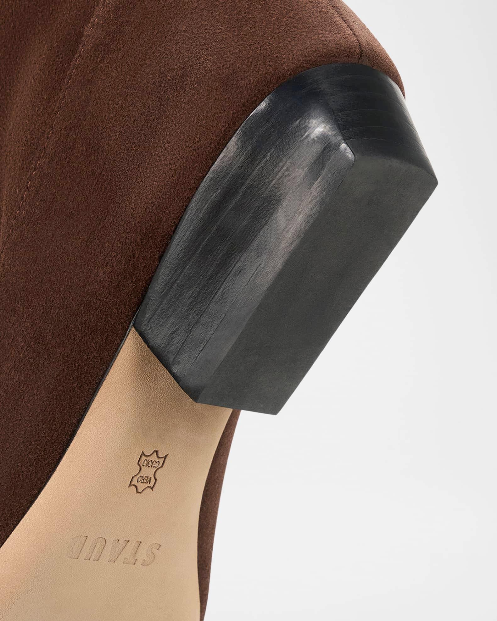 Wally Suede Flat Knee-High Boots  Product Image