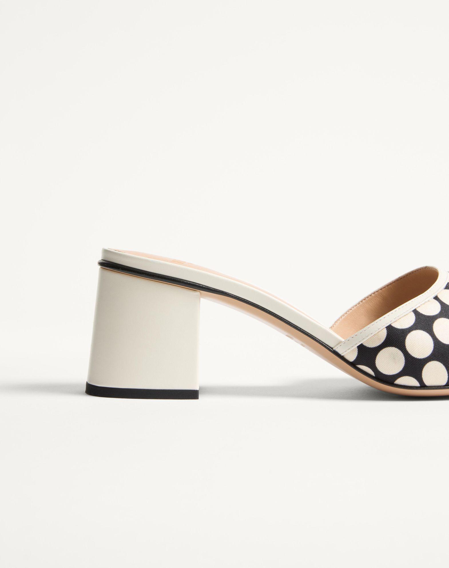 Vlogo Signature Slide Sandal In Plus De Pois Fabric 60Mm Product Image