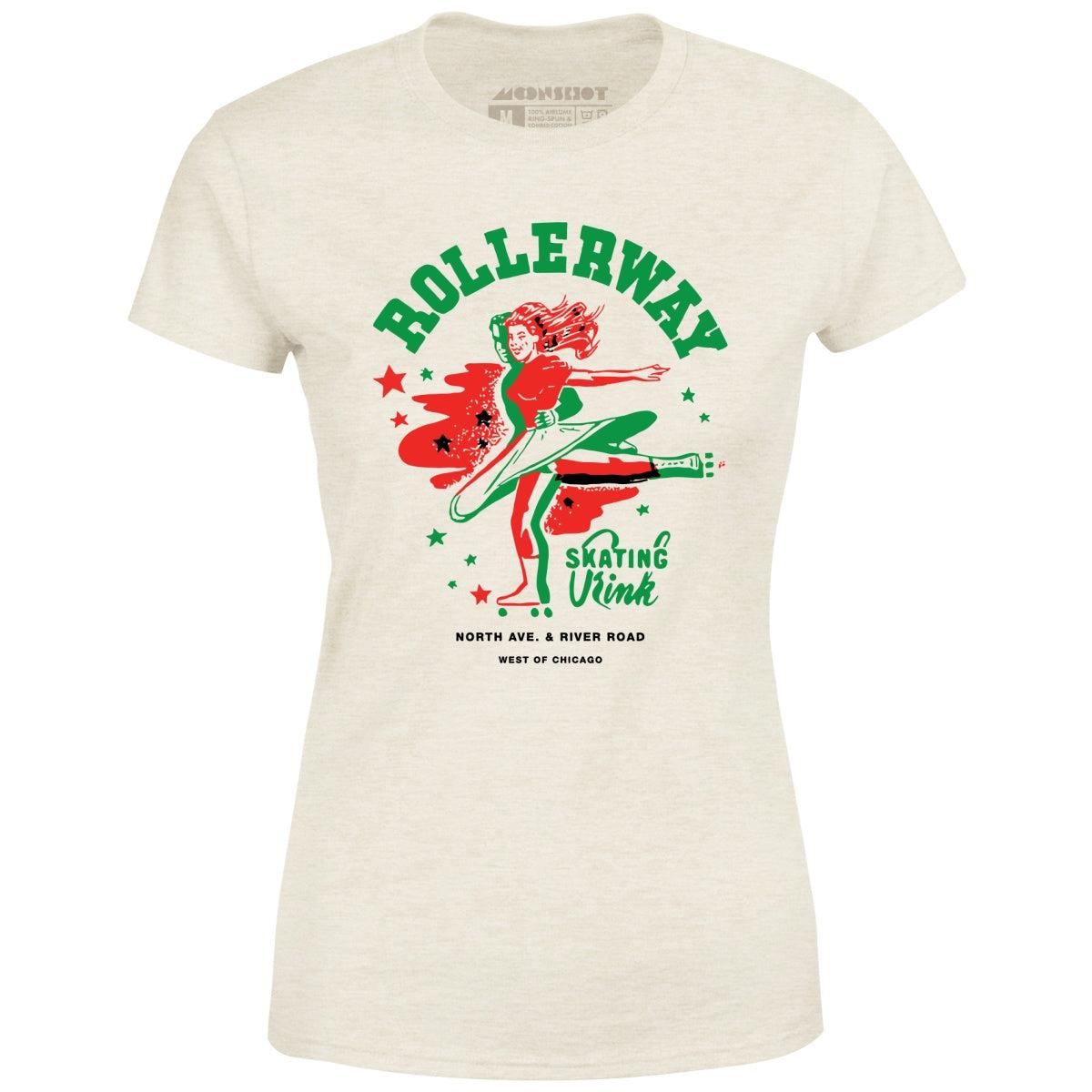 Rollerway - Chicago, IL - Vintage Roller Rink - Women's T-Shirt Female Product Image