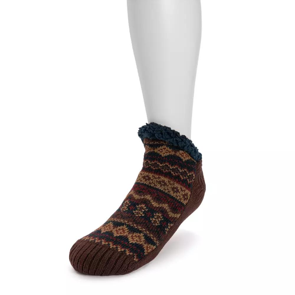 Men's MUK LUKS® Ankle Cabin Socks,  Product Image