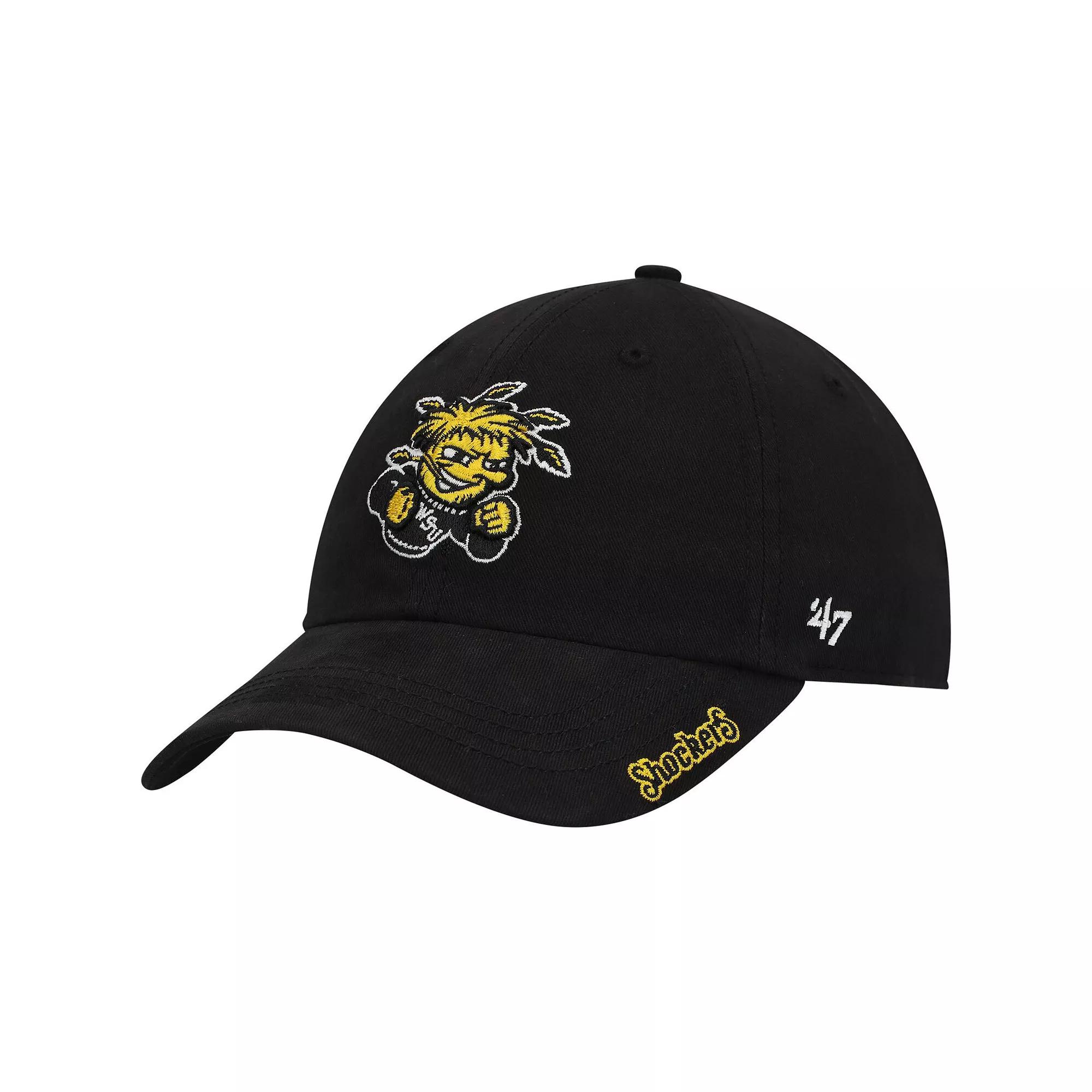 Women's '47 Black Wichita State Shockers Miata Clean Up Adjustable Hat, Wst Black Product Image