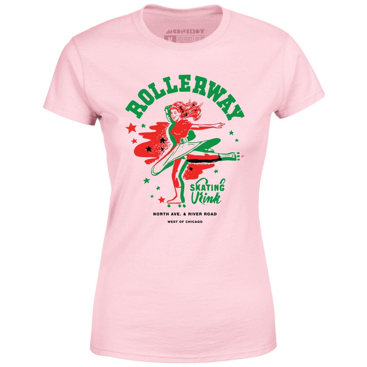 Rollerway - Chicago, IL - Vintage Roller Rink - Women's T-Shirt Female Product Image