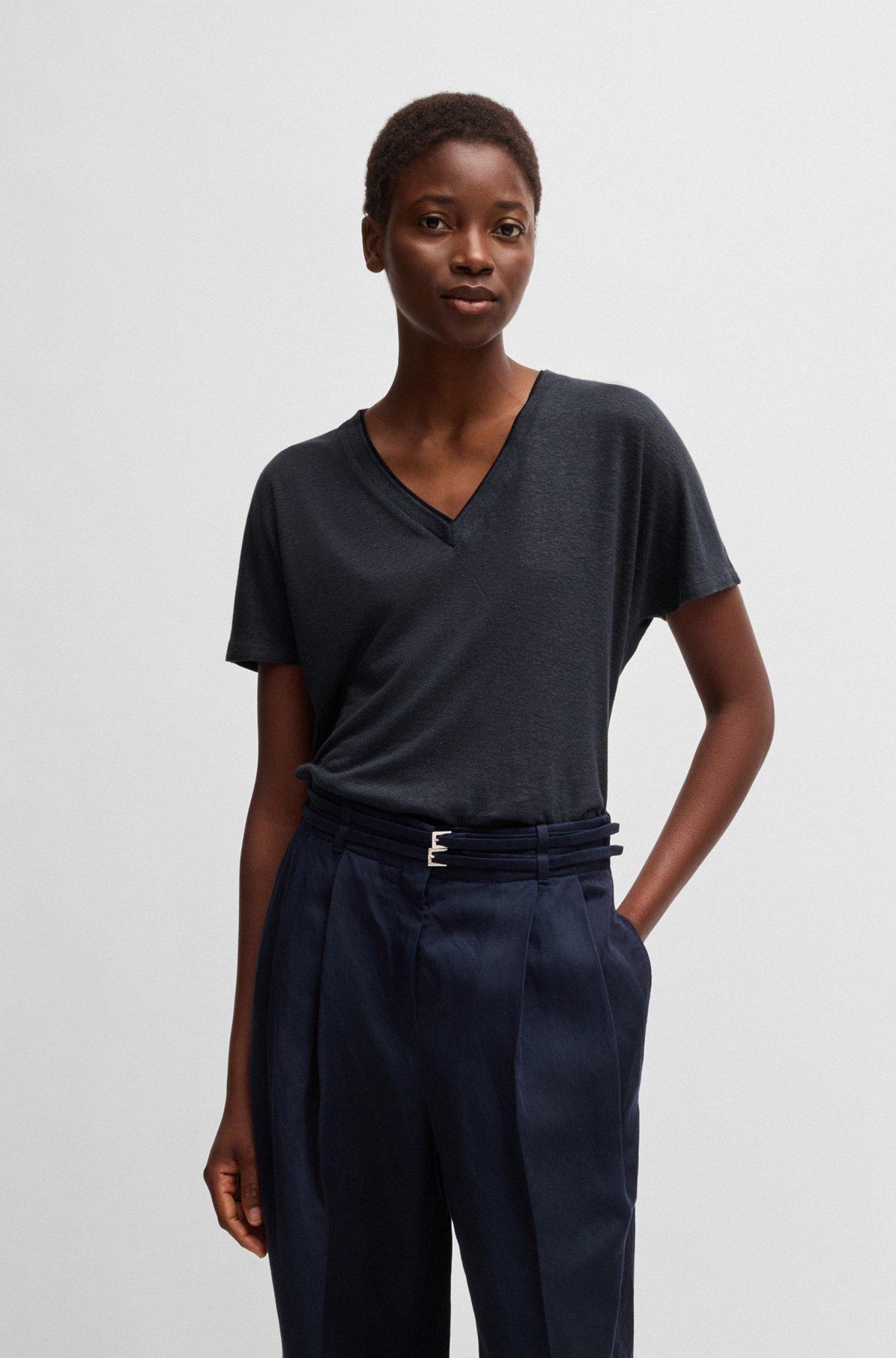 V-neck T-shirt with Double B monogram Product Image