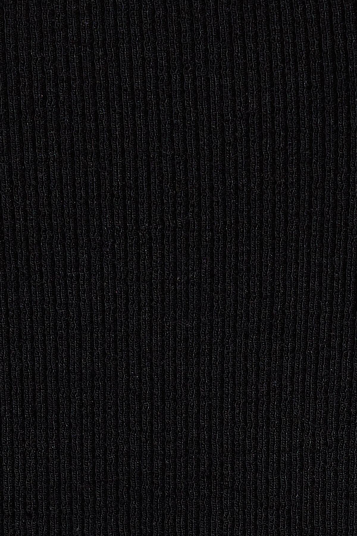 Rib Open Back Halter Dress Product Image