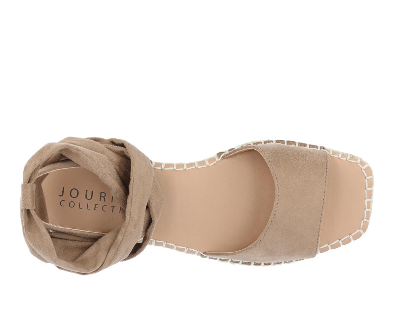 Women's Journee Collection Emelie Espadrille Tie-Up Sandals Product Image
