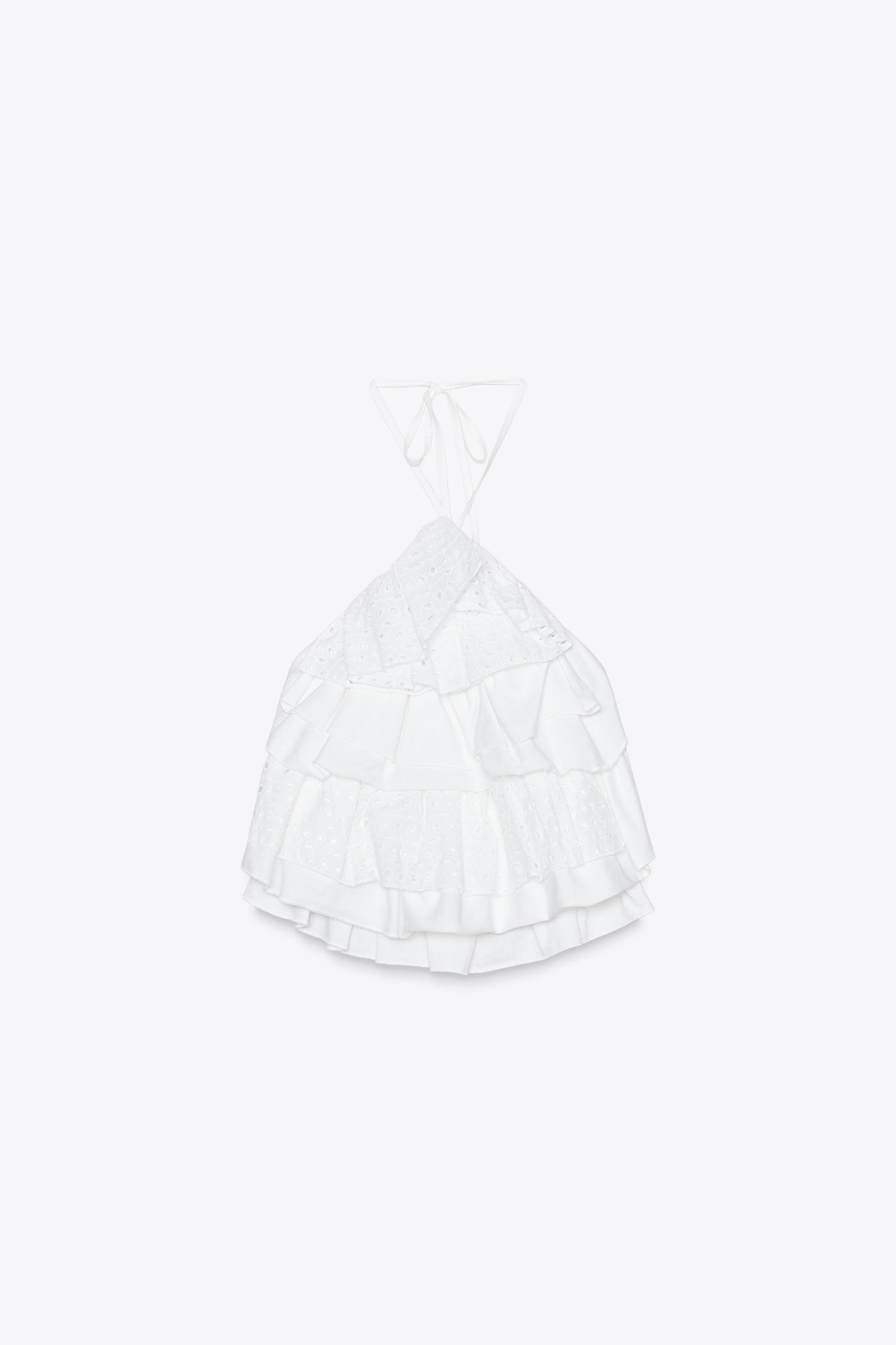 HALTER RUFFLE TOP Product Image