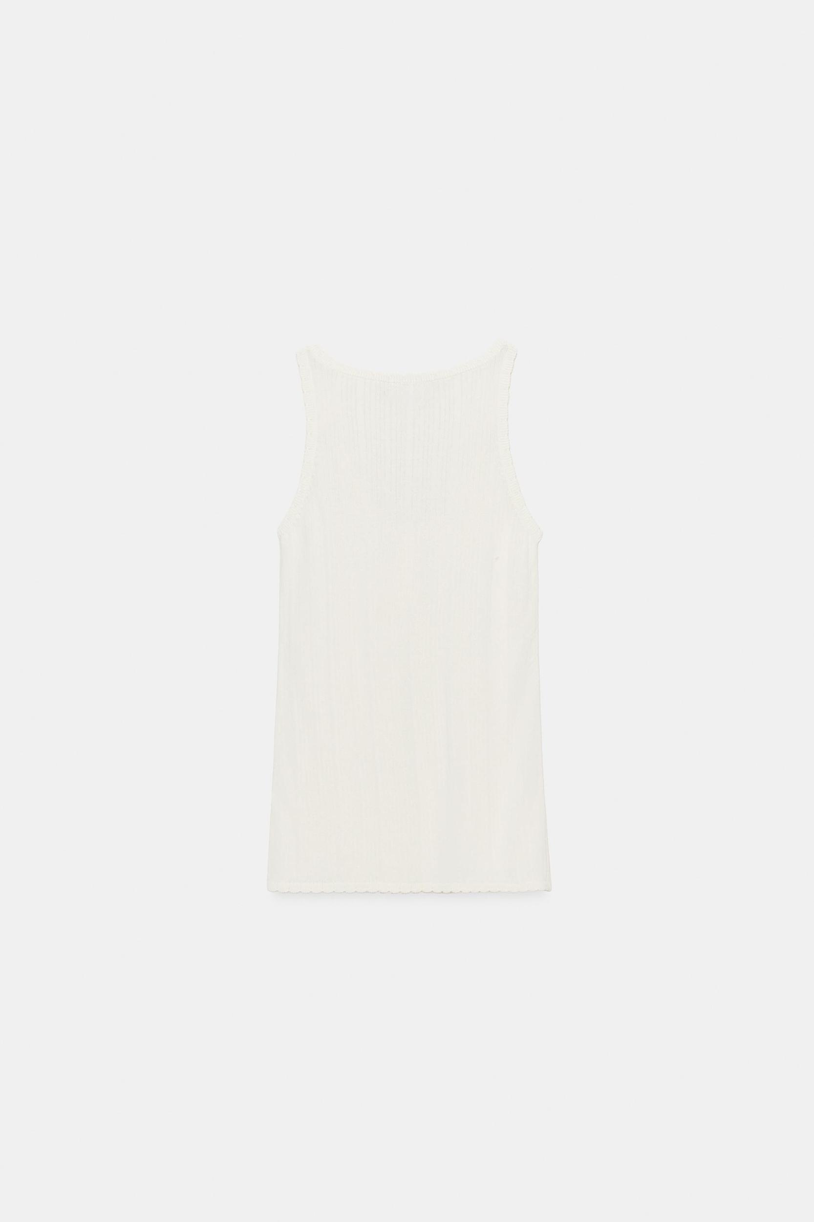 ROUND NECK KNIT TOP Product Image