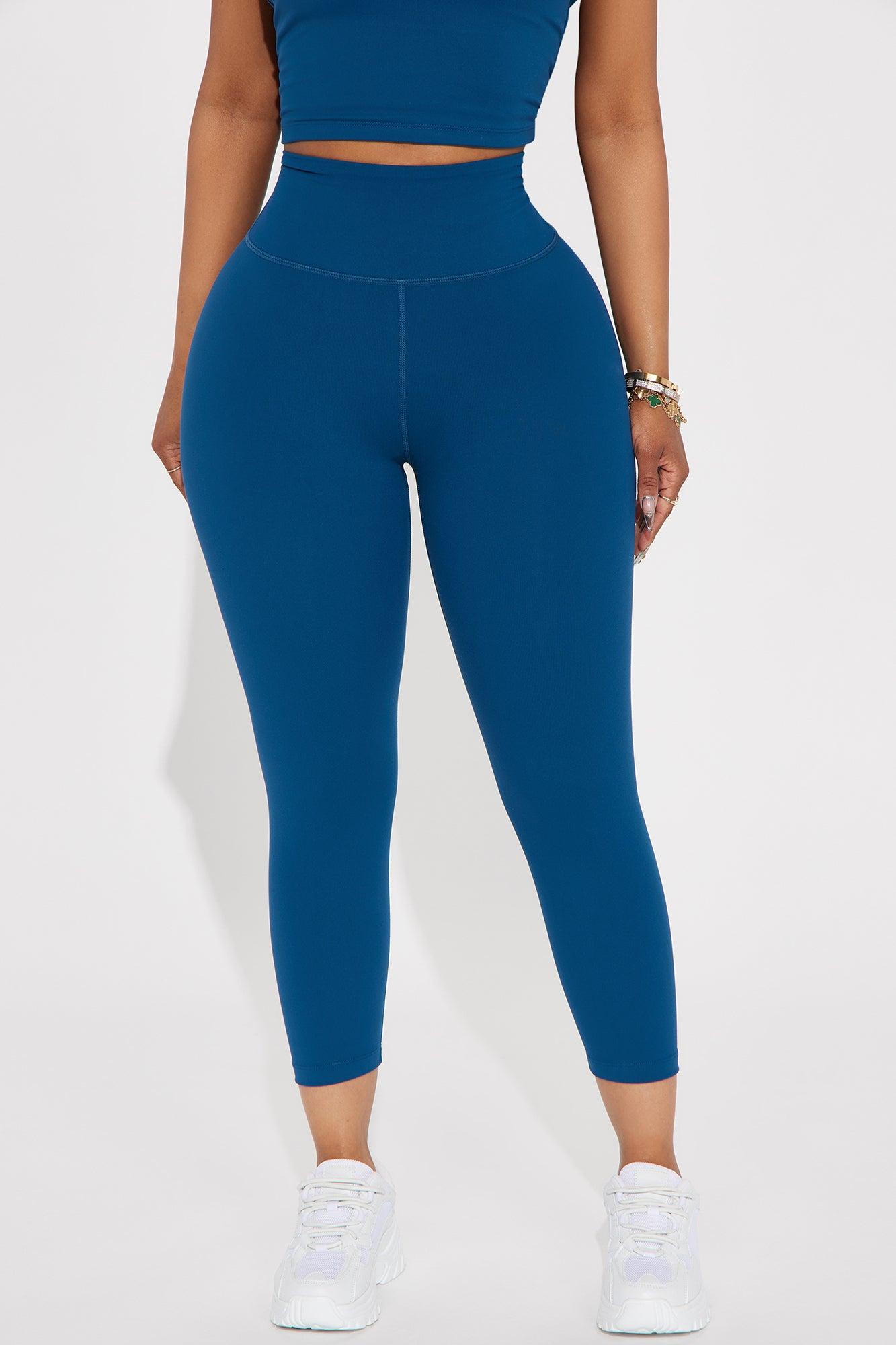 Flexibility Super Soft Capri Active Legging - Navy Product Image