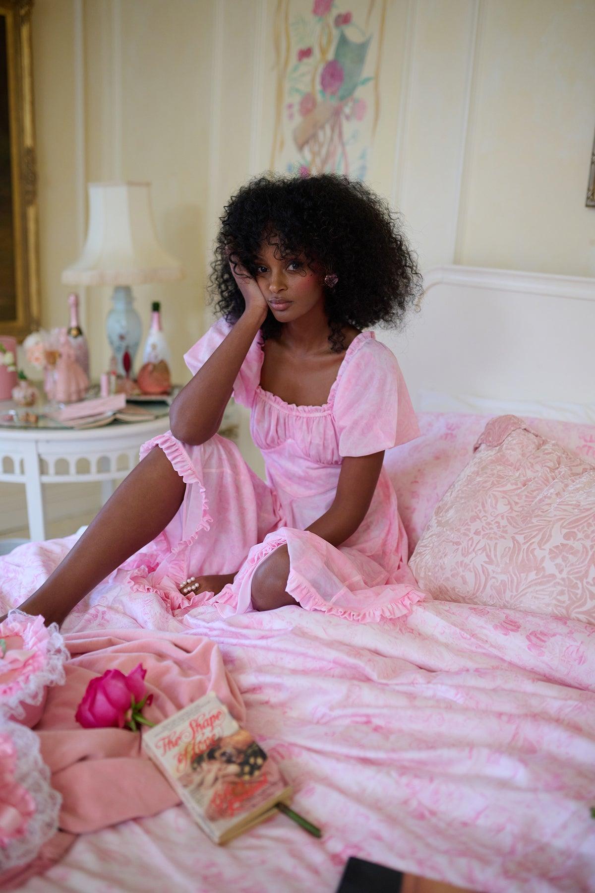 The Pink Porcelain Midi Nightie Product Image