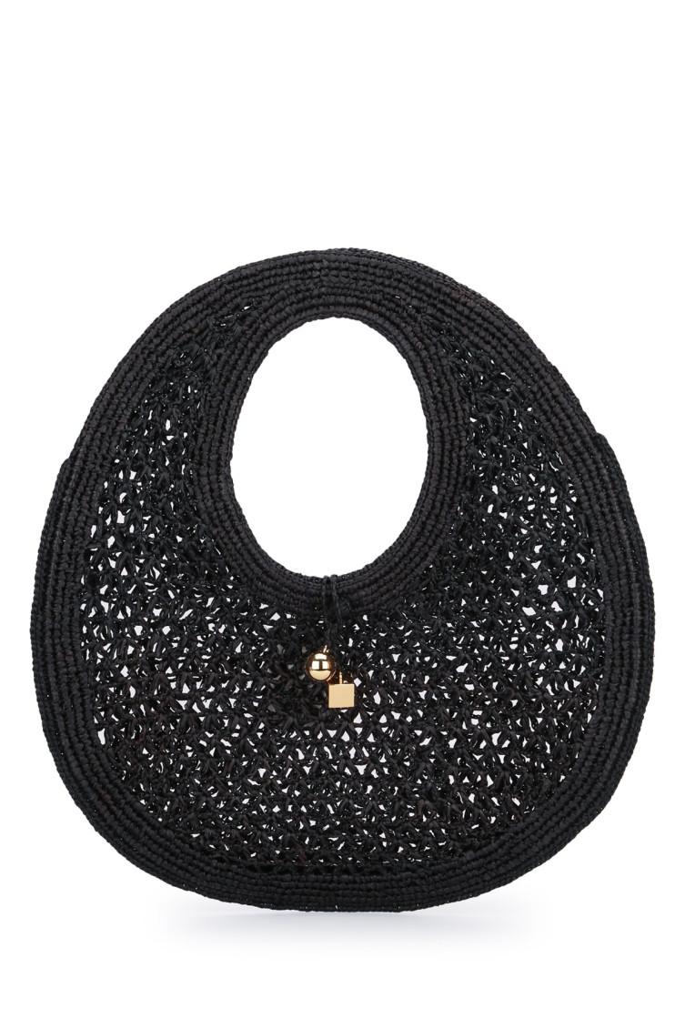 Le Rond Spiaggia raffia shoulder bag Product Image