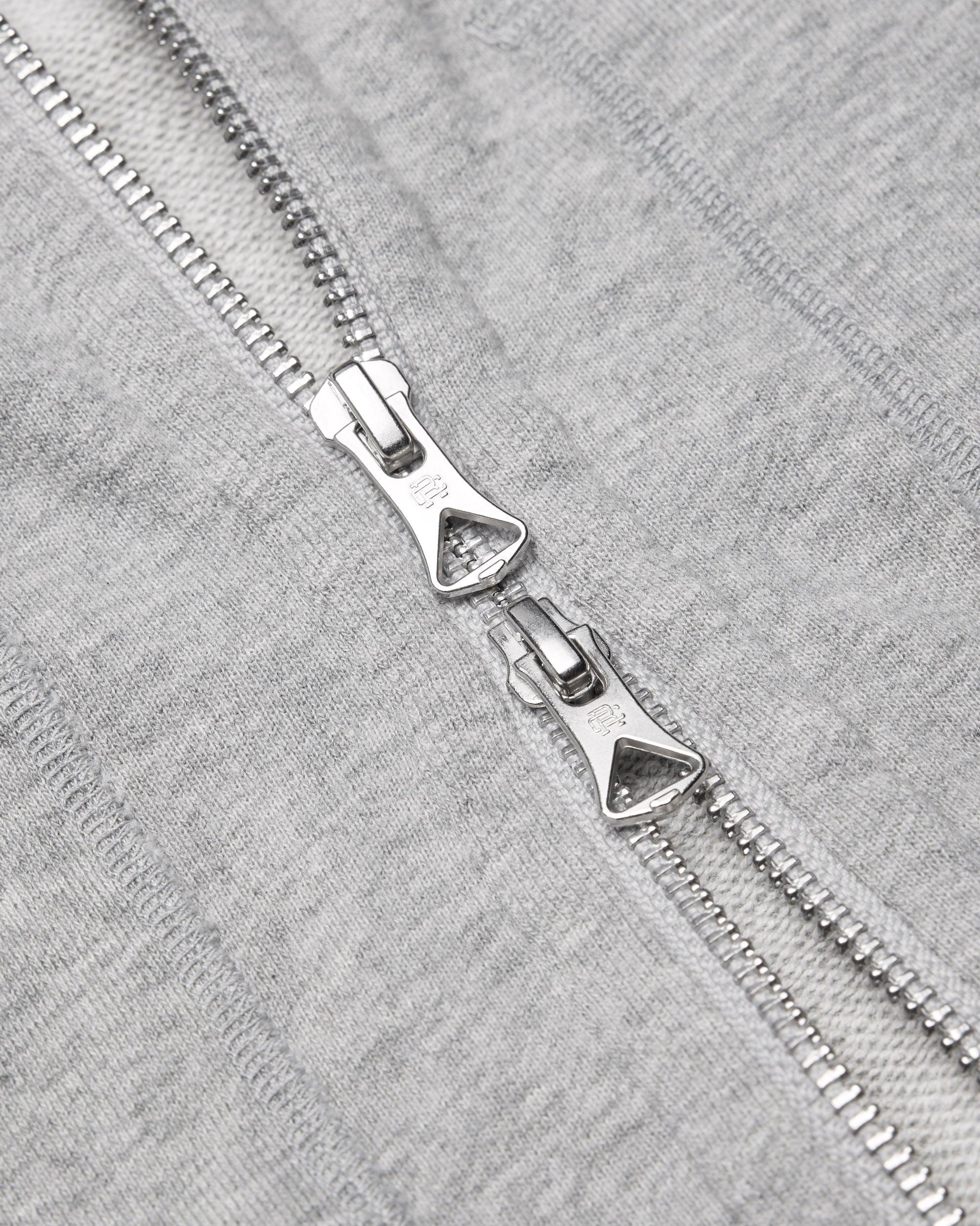 Lightweight Terry Slim Zip Hoodie - Vault Male Product Image