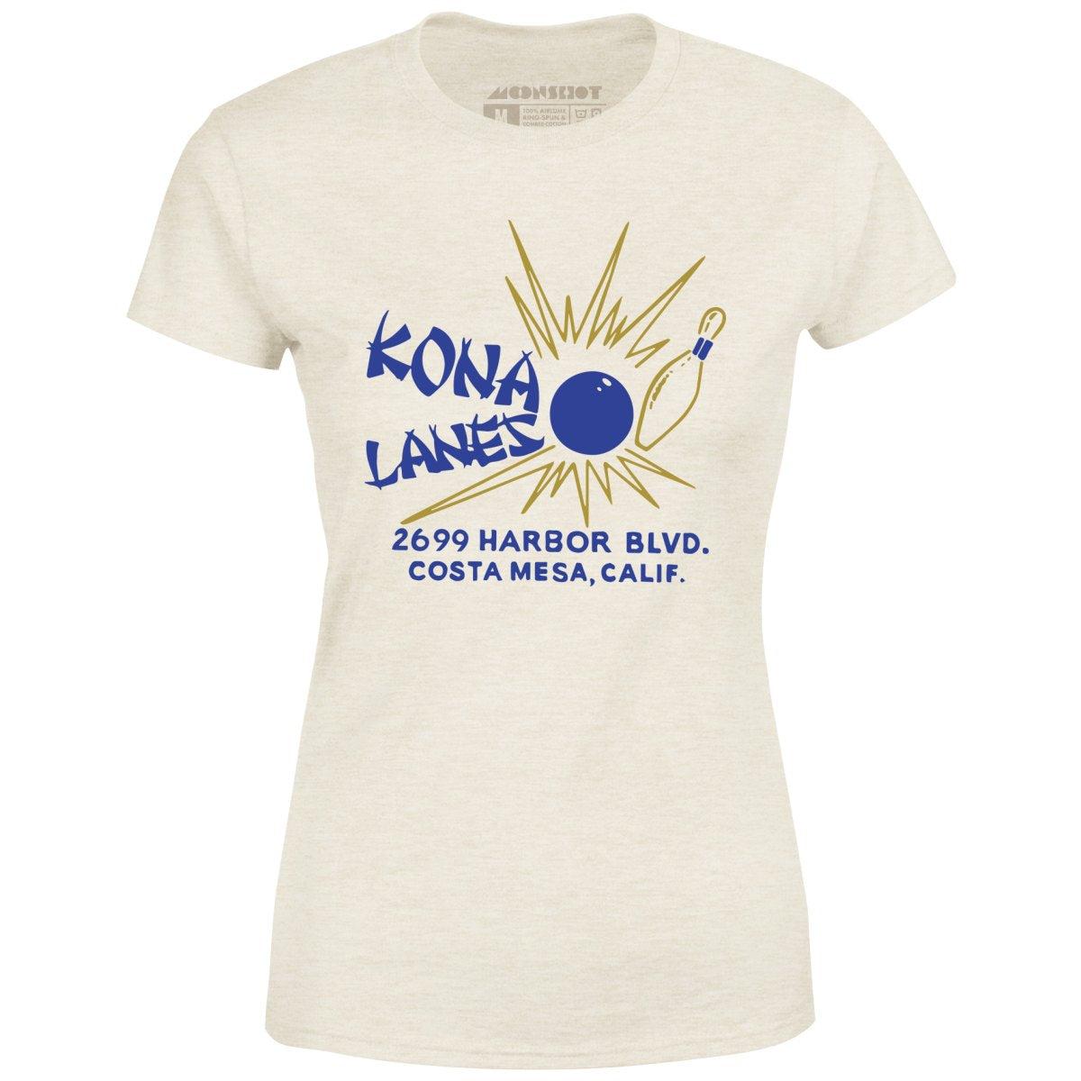 Kona Lanes v2 - Costa Mesa, CA - Vintage Bowling Alley - Women's T-Shirt Female Product Image