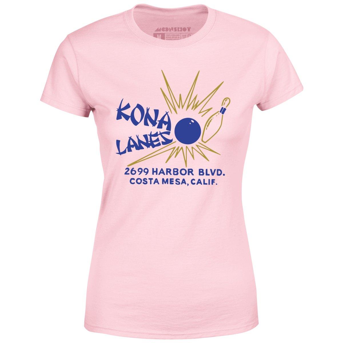 Kona Lanes v2 - Costa Mesa, CA - Vintage Bowling Alley - Women's T-Shirt Female Product Image