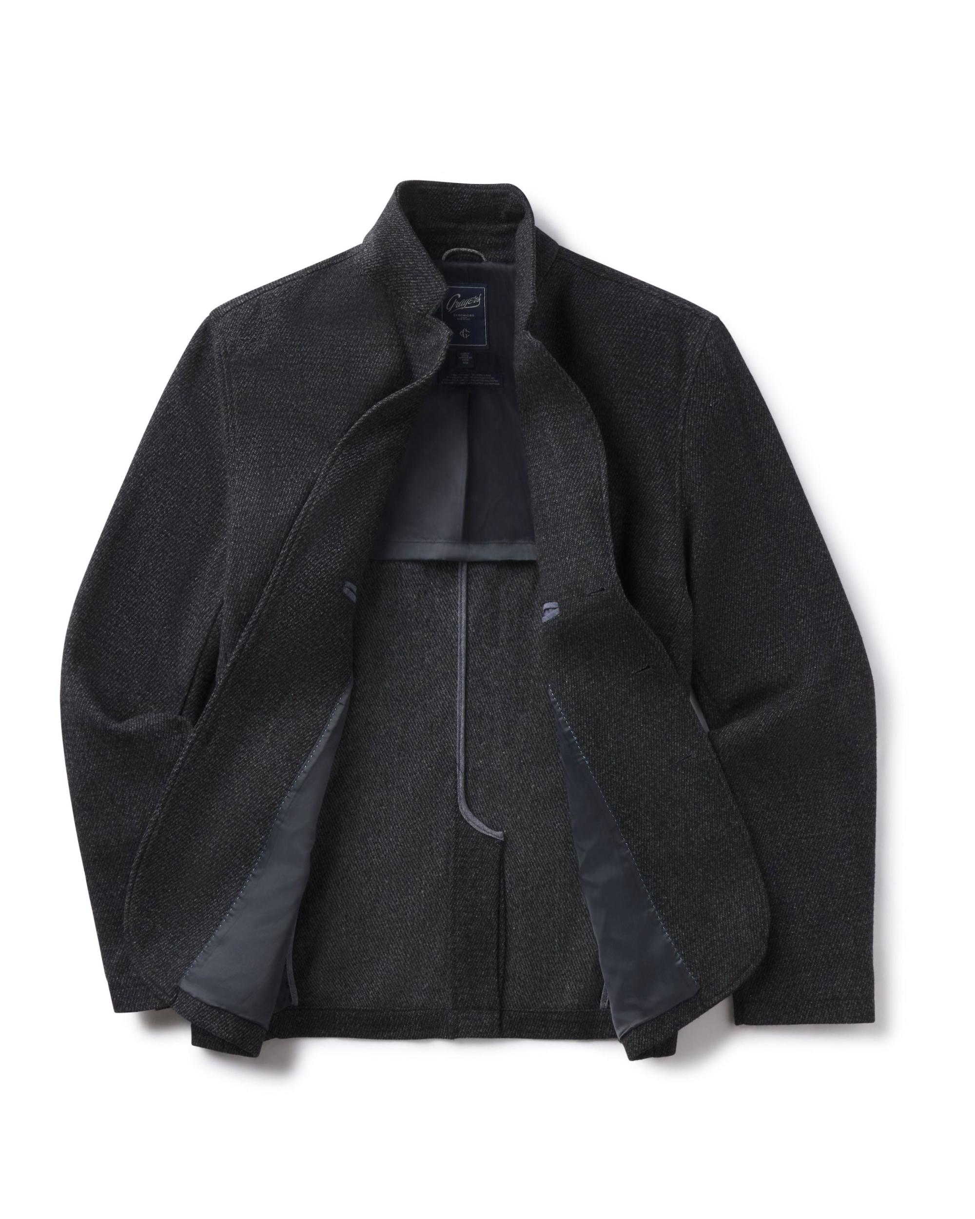 Hutton Wool Twill Sport Coat - Charcoal Product Image