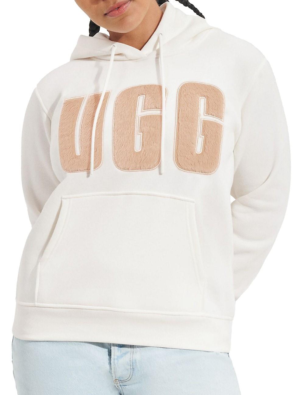 Womens Rey fluff Logo Hoodie Product Image