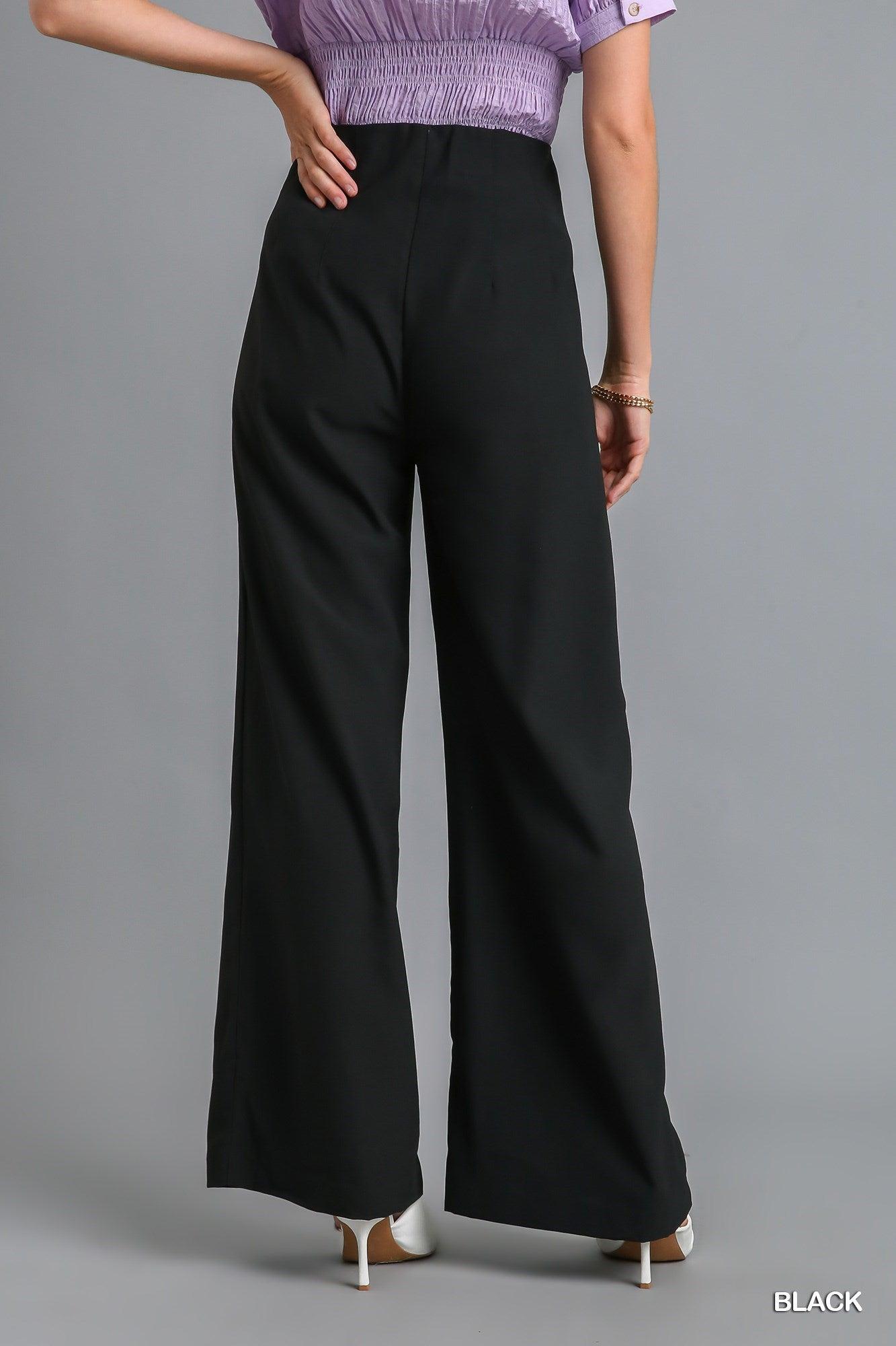 The Marilyn Pant | High Waist Wide Leg Pants, 2 Colors (Small to Large) Product Image