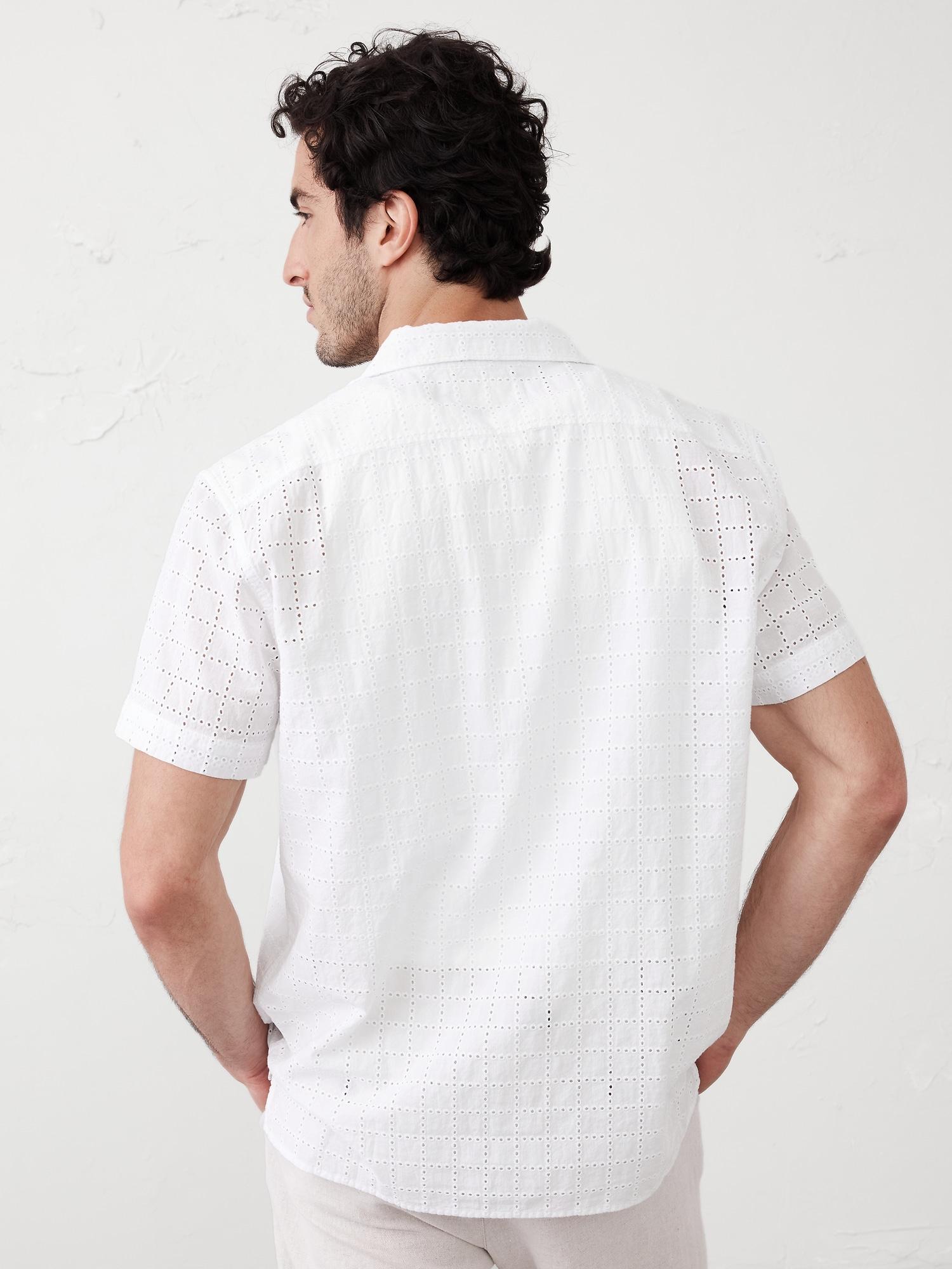 Eyelet Resort Shirt Product Image