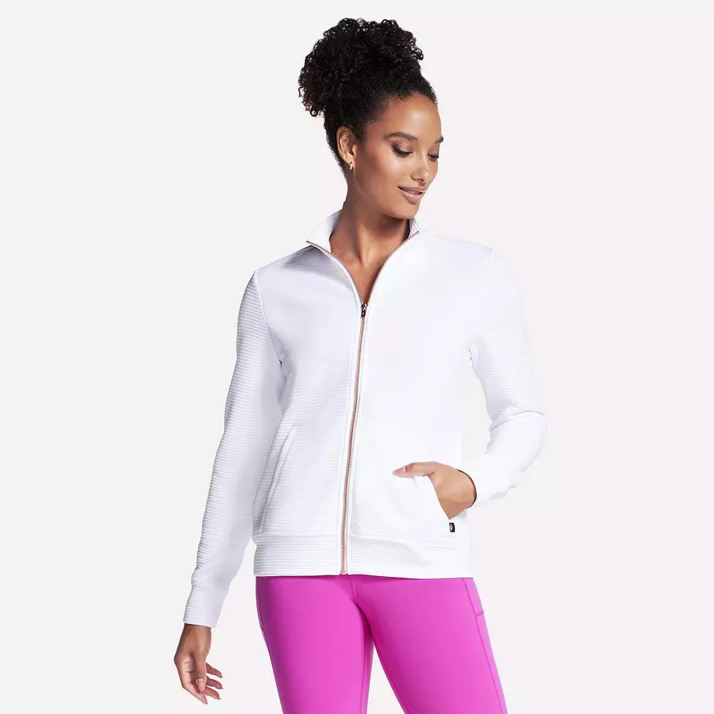 Women's Skechers® The Go Walk® Ottoman Cozy Fit Zip-Up Jacket,  Product Image