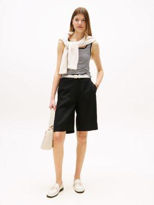 Striped Ribbed Tank Top Product Image