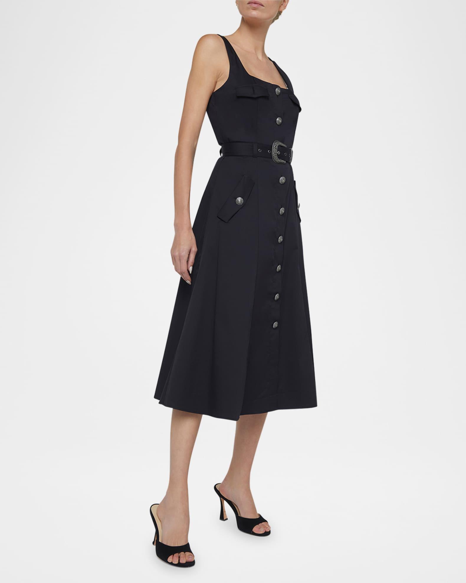 Tazia Scoop-Neck A-Line Dress Product Image