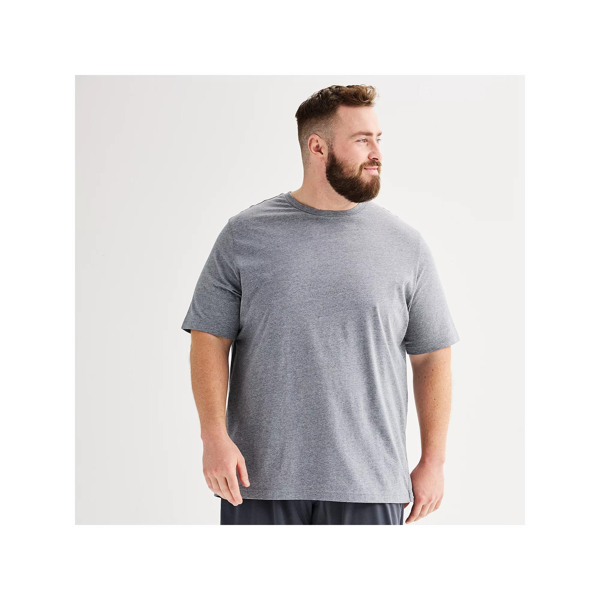 Big & Tall Tek Gear® Essential Gear Tee, Men's,  Product Image